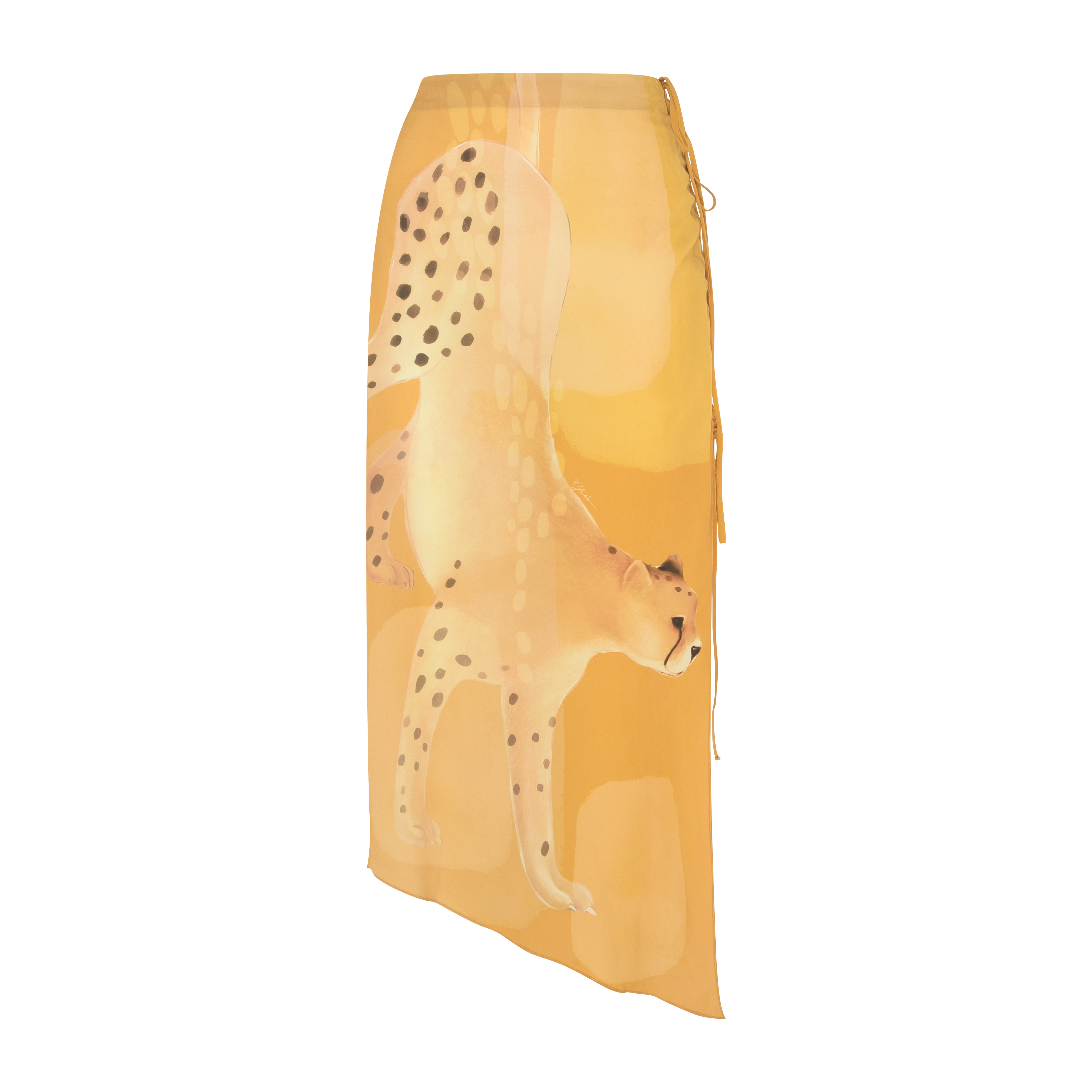 SAIA FRANZIDA SEDA GUEPARDO AMARELO