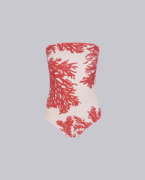 MAIO TOMARA QUE CAIA ESTAMPADO CORAL RECIFE VERMELHO