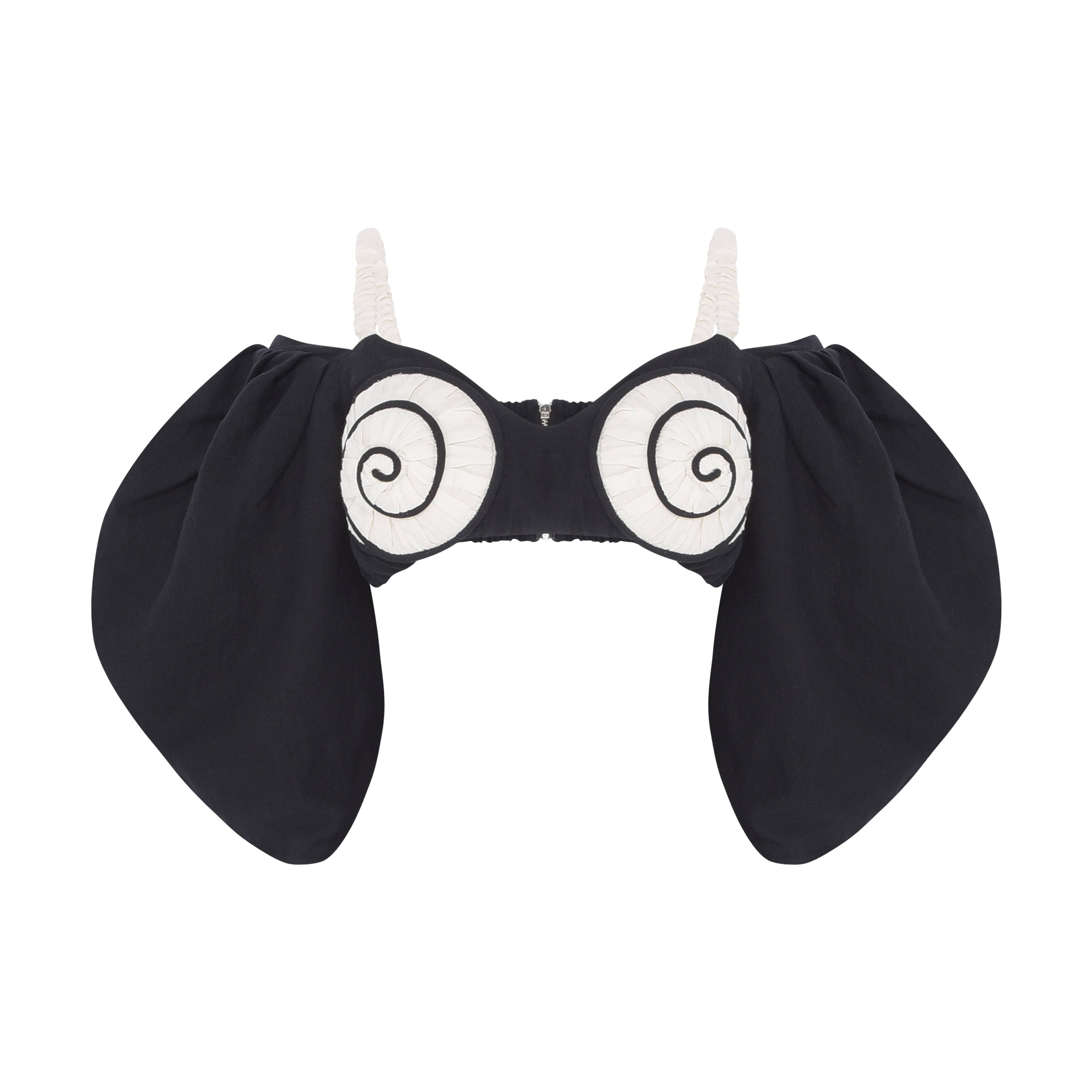 TOP CARACOL PEITINHO PRETO