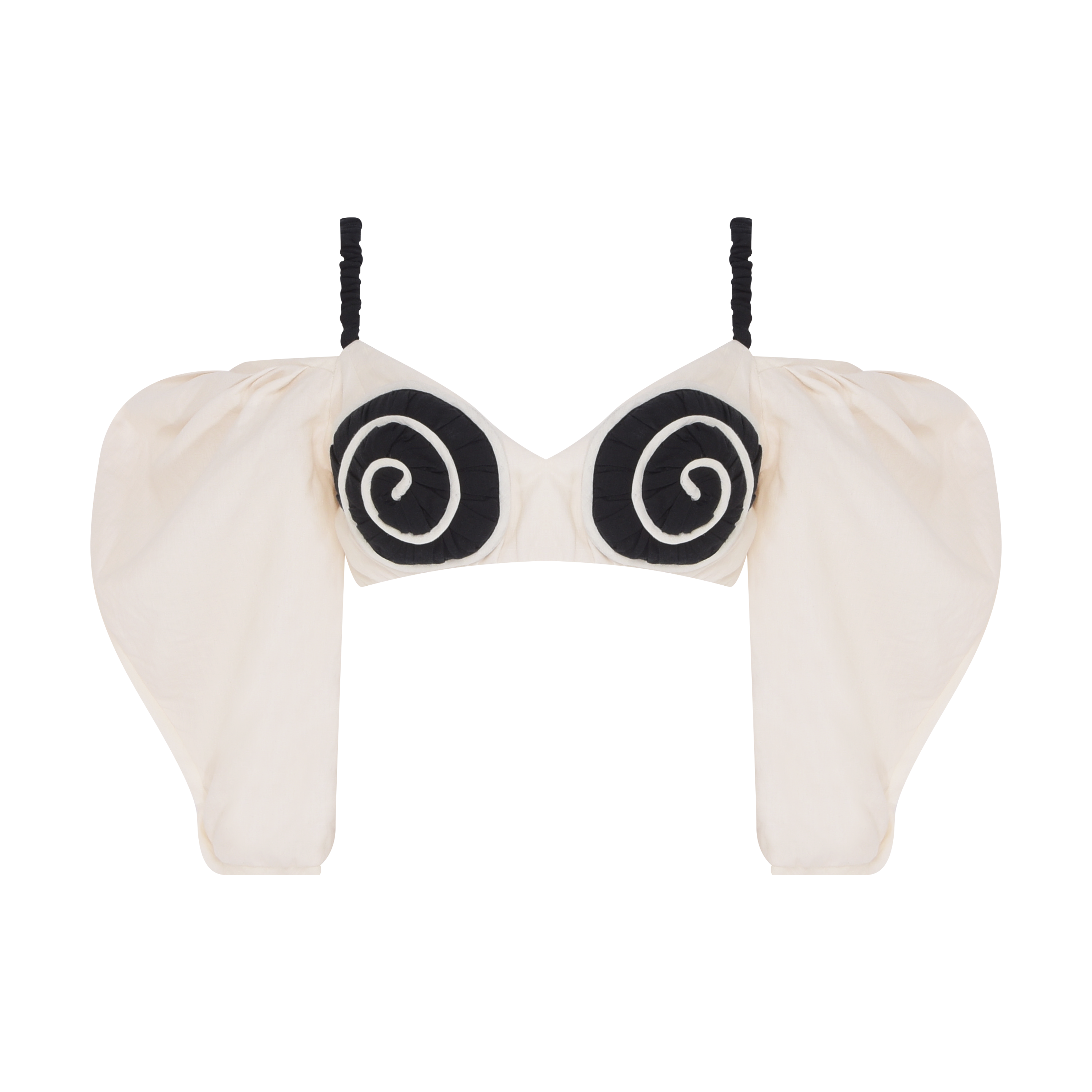 TOP CARACOL PEITINHO OFF-WHITE