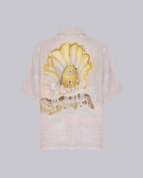 CAMISA MANGA CURTA (COBRADOR) OVO BEGE