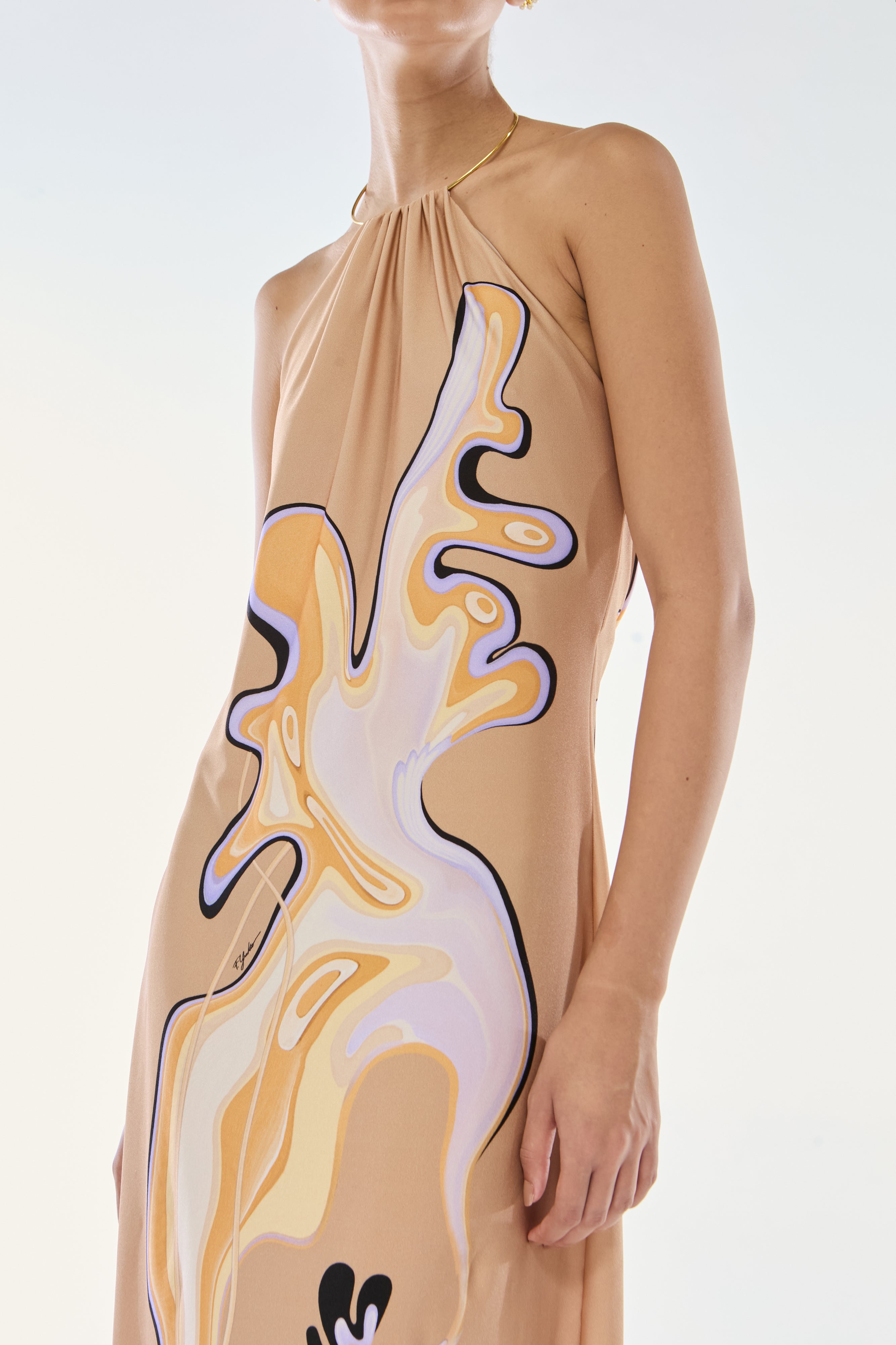 VESTIDO LONGO ARGOLA BUTTERFISH