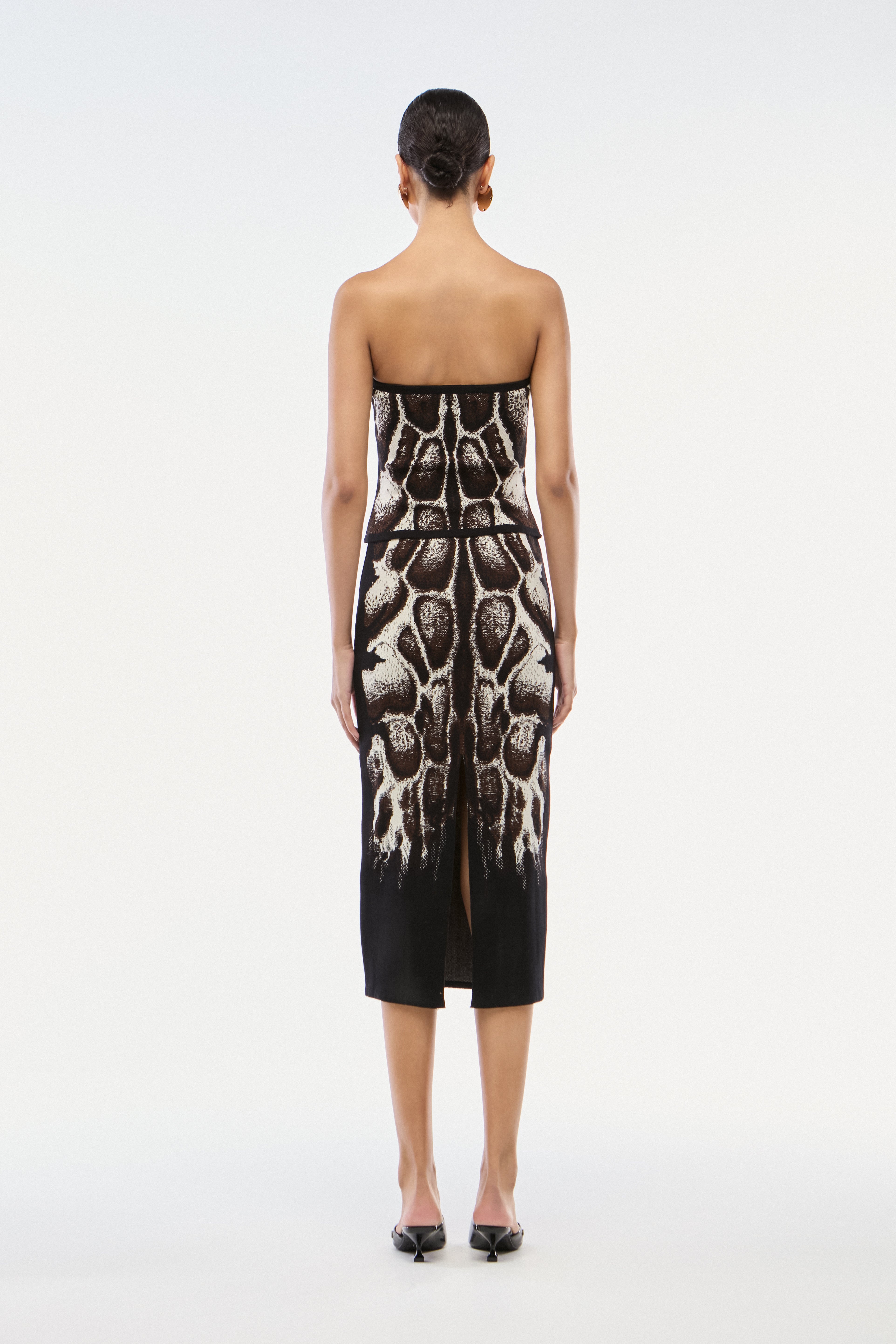 TOP TRICOT JACQUARD SKIN NATURAL