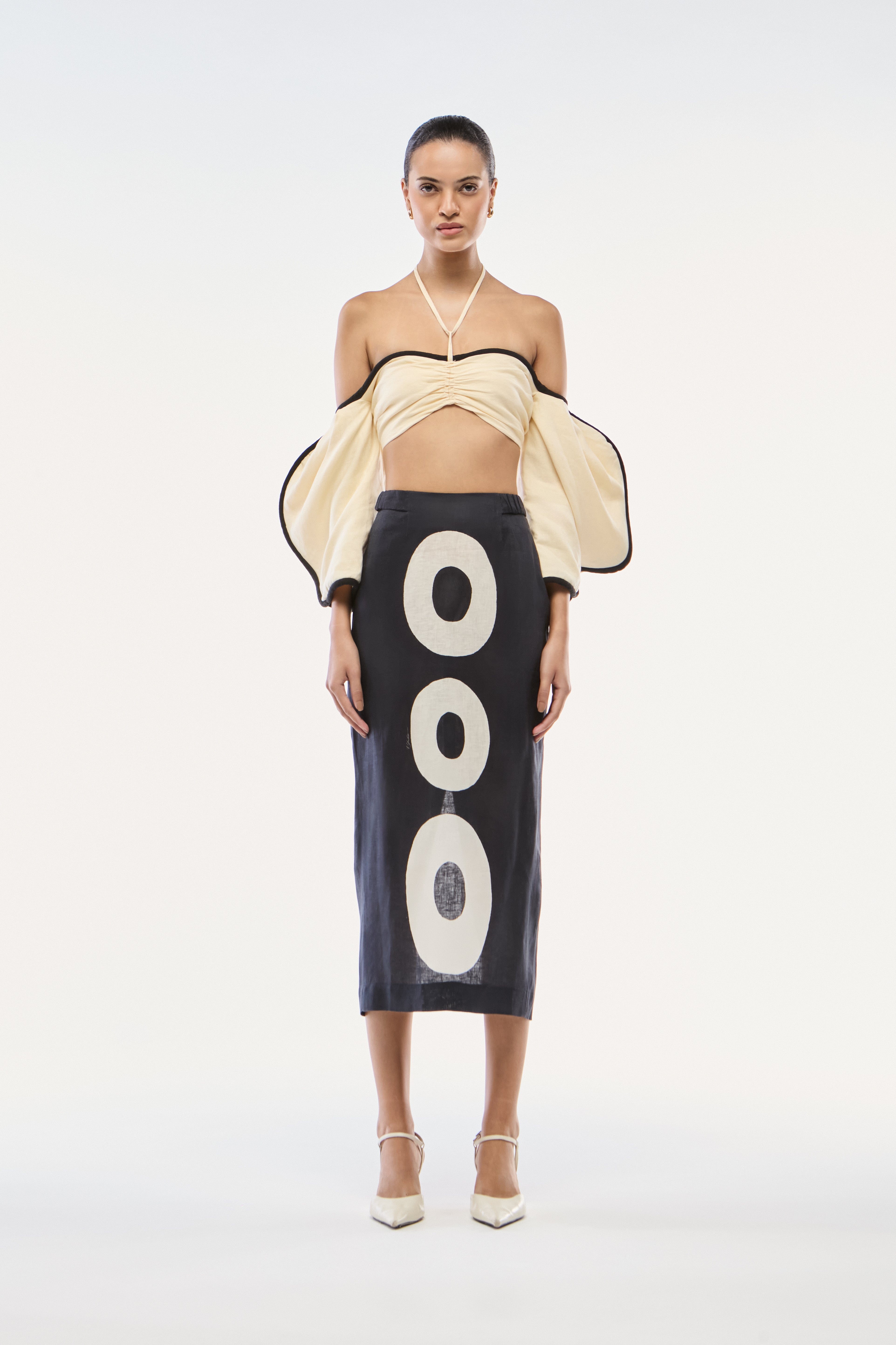 TOP CROPPED LINHO OFF-WHITE