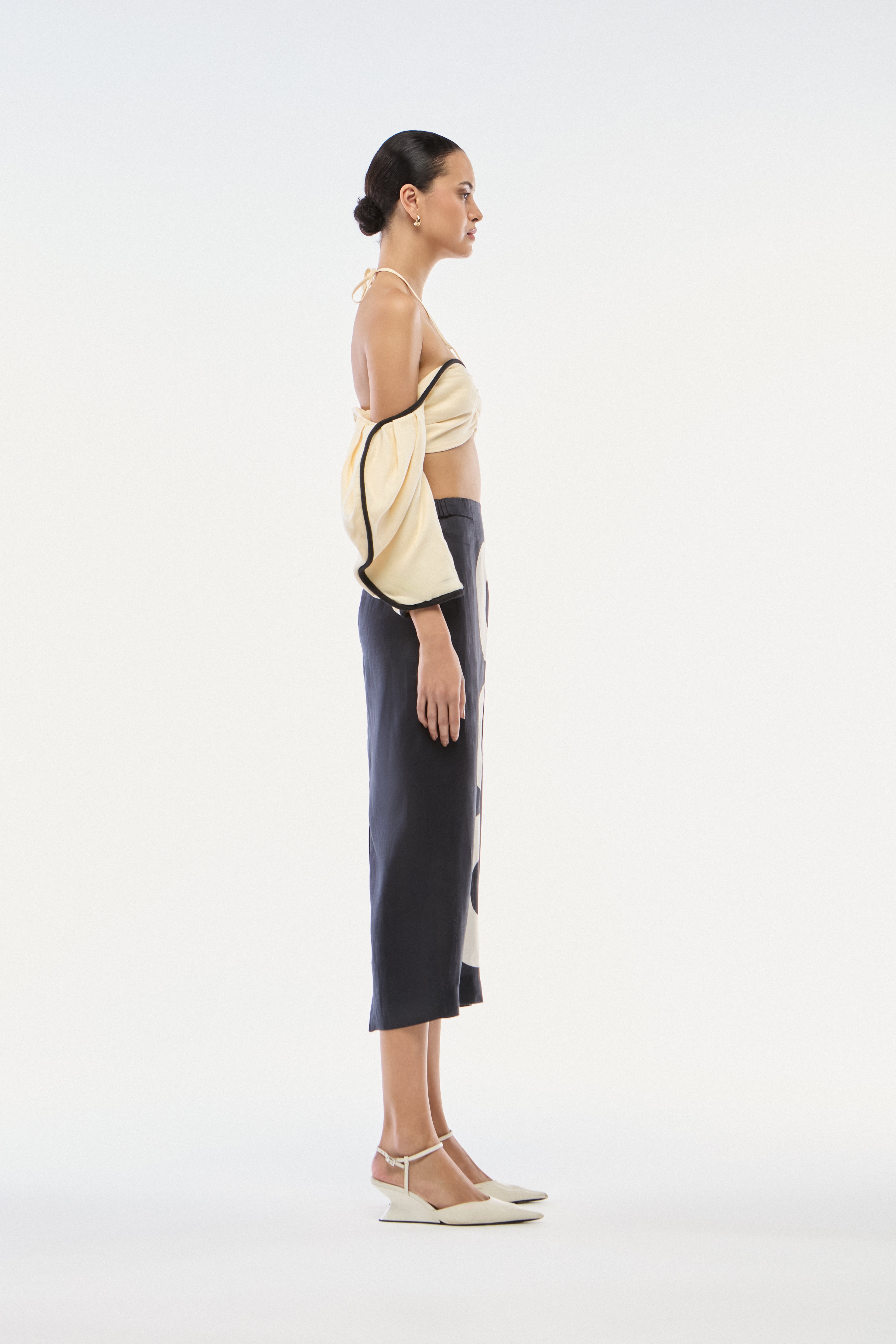 TOP CROPPED LINHO OFF-WHITE