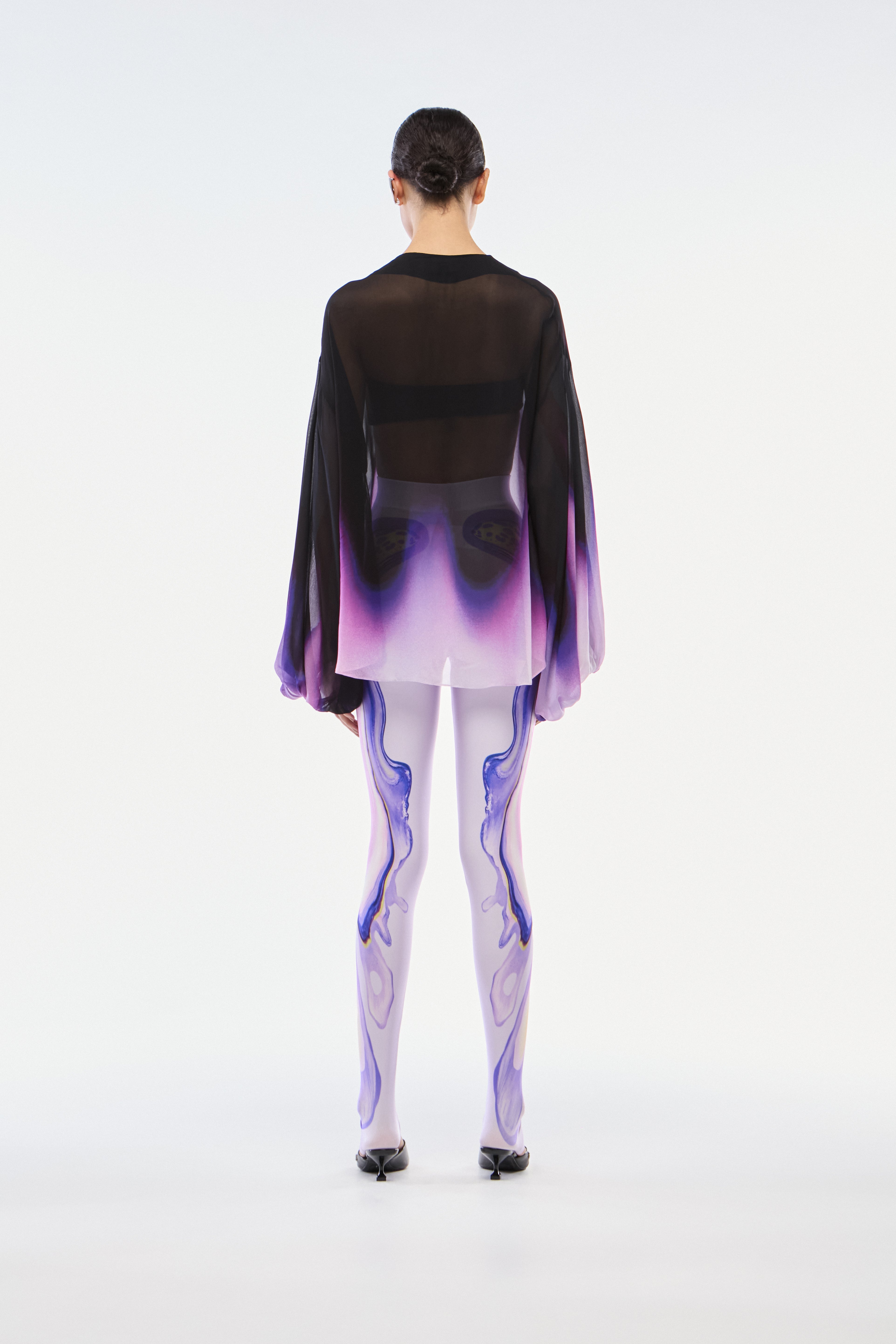 LEGGING FLORAL PURPLE