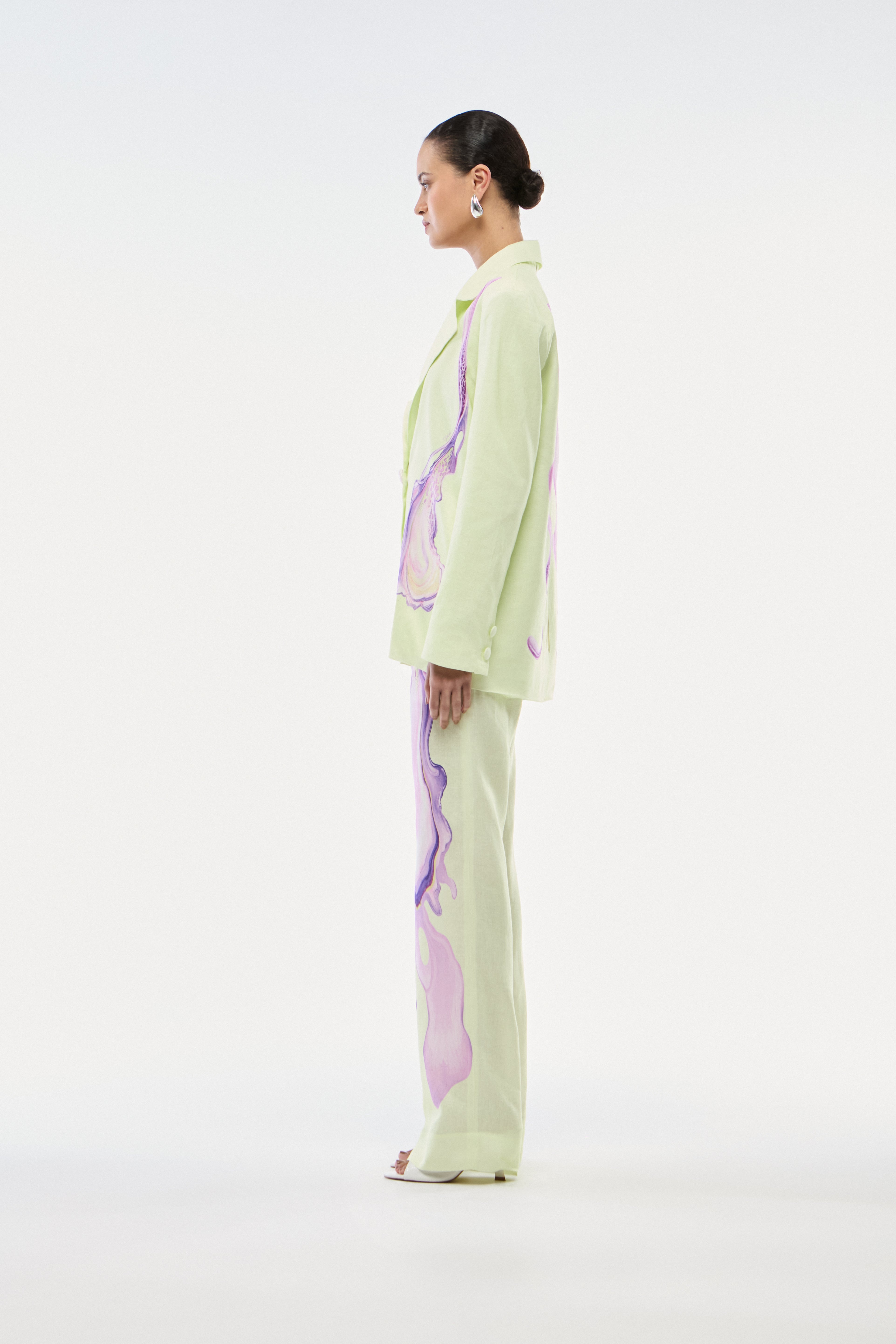 BLAZER LINHO FLORAL CITRUS