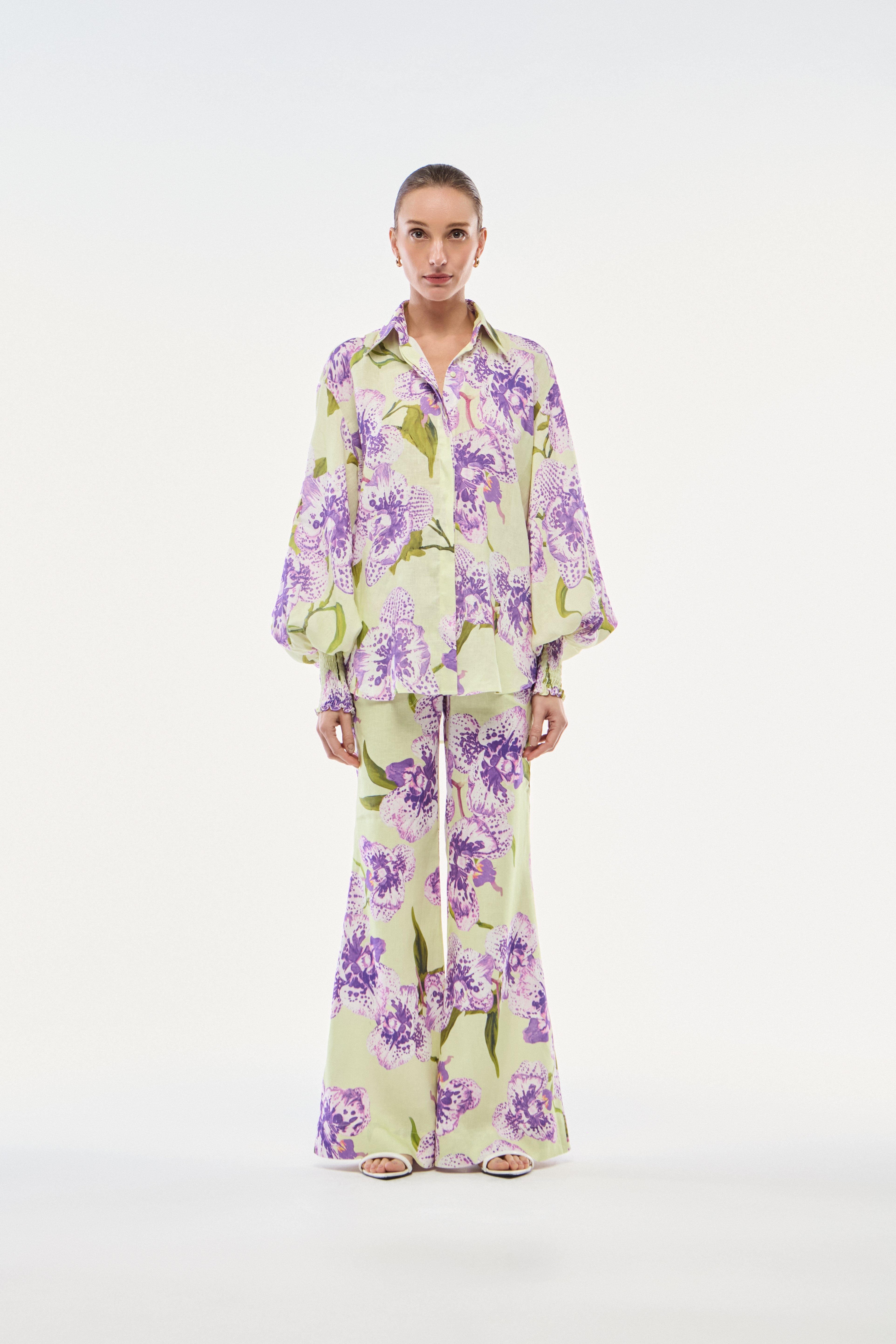 CALÇA PANTALONA LINHO ORQUÍDEA
