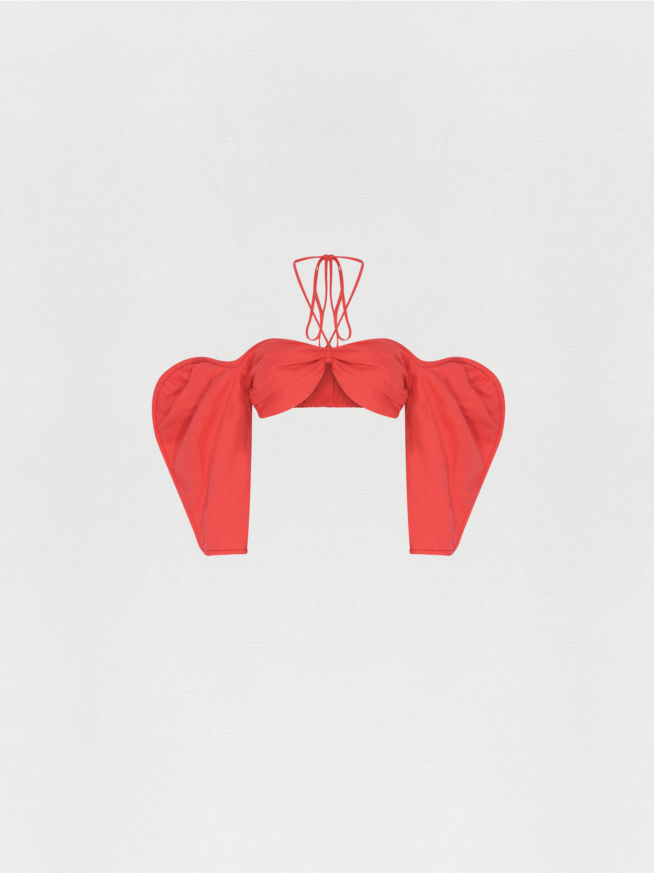 TOP CROPPED LINHO VERMELHO