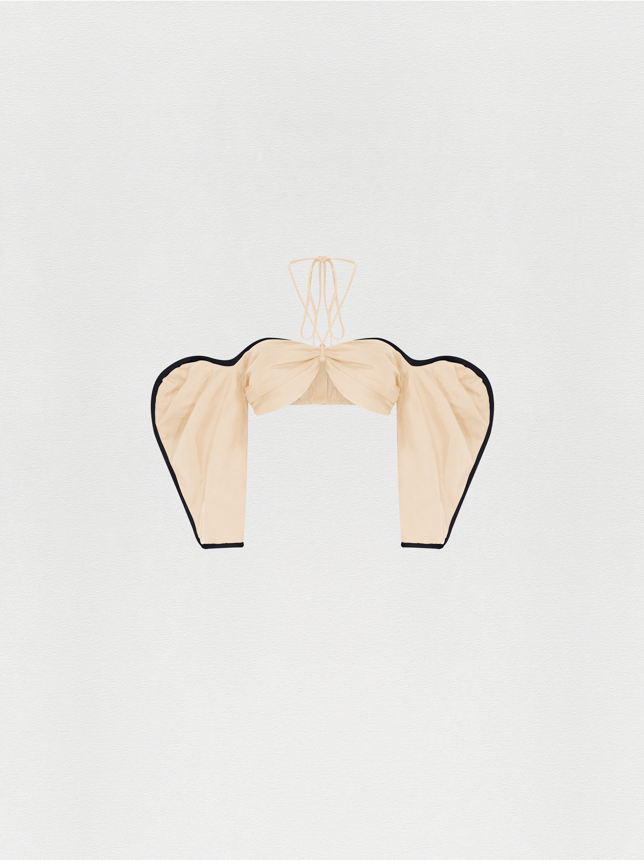 TOP CROPPED LINHO OFF-WHITE