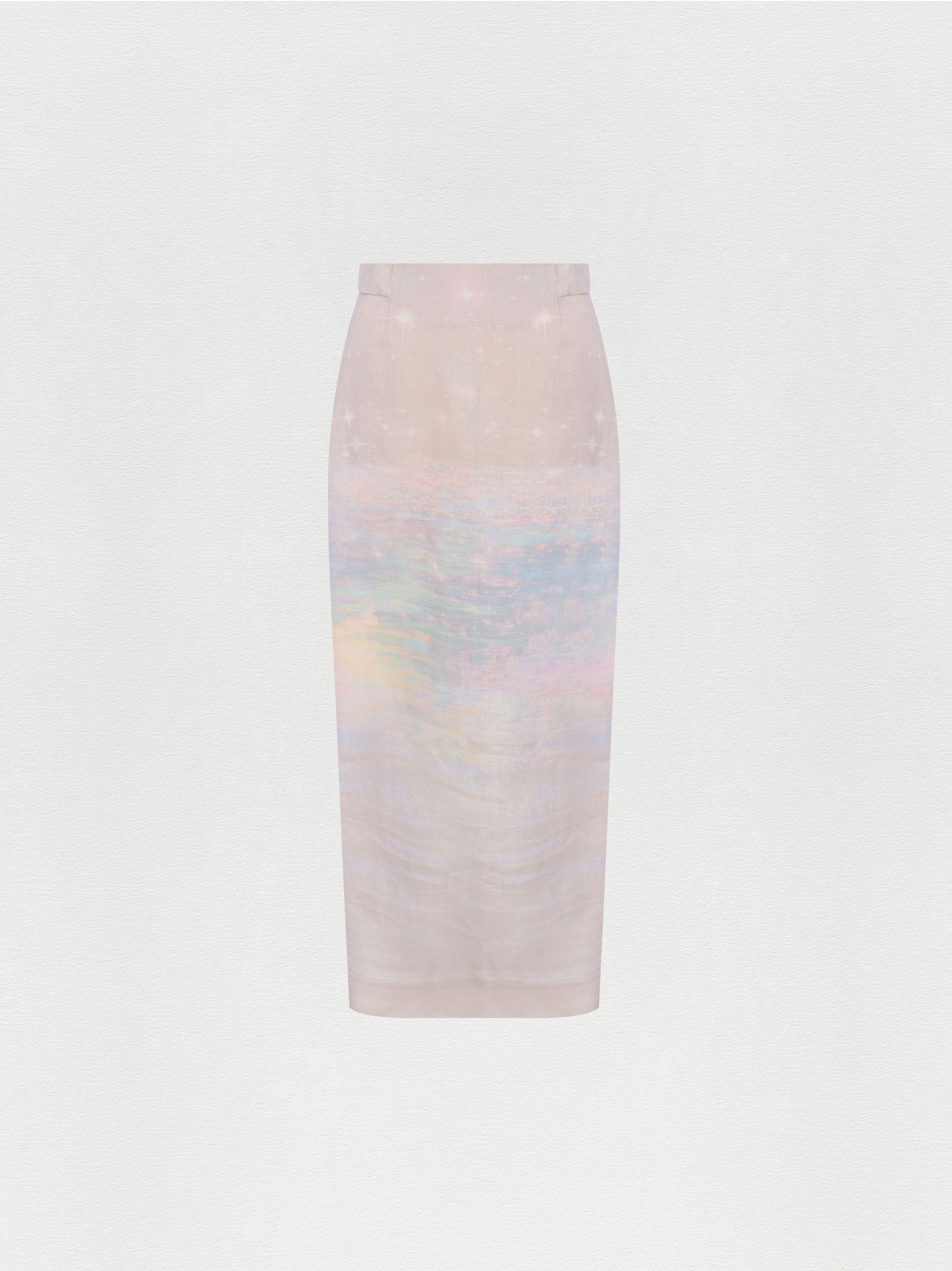 SAIA RETA LINHO OVO AZUL