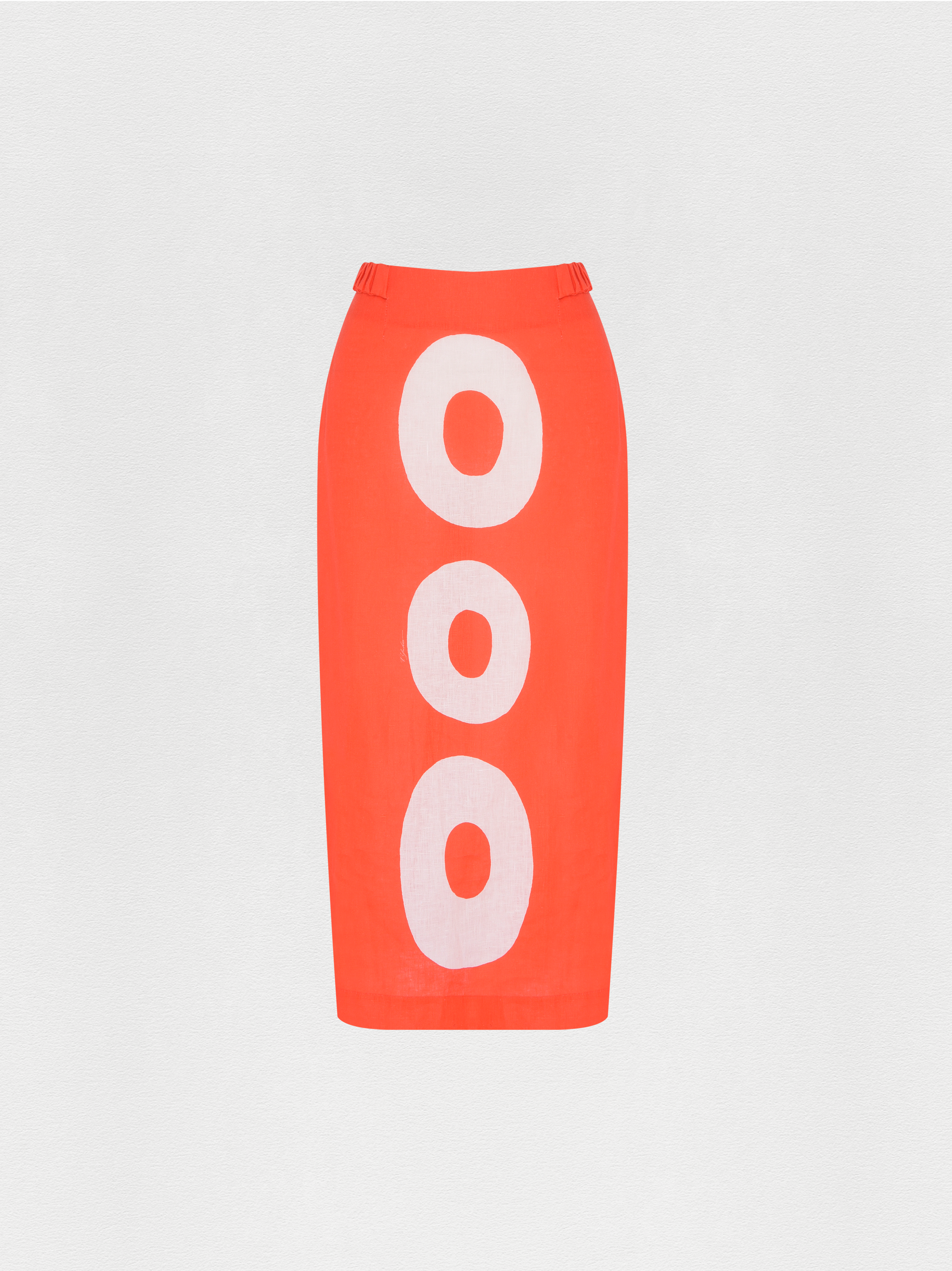 SAIA RETA LINHO BOLHAS VERMELHO