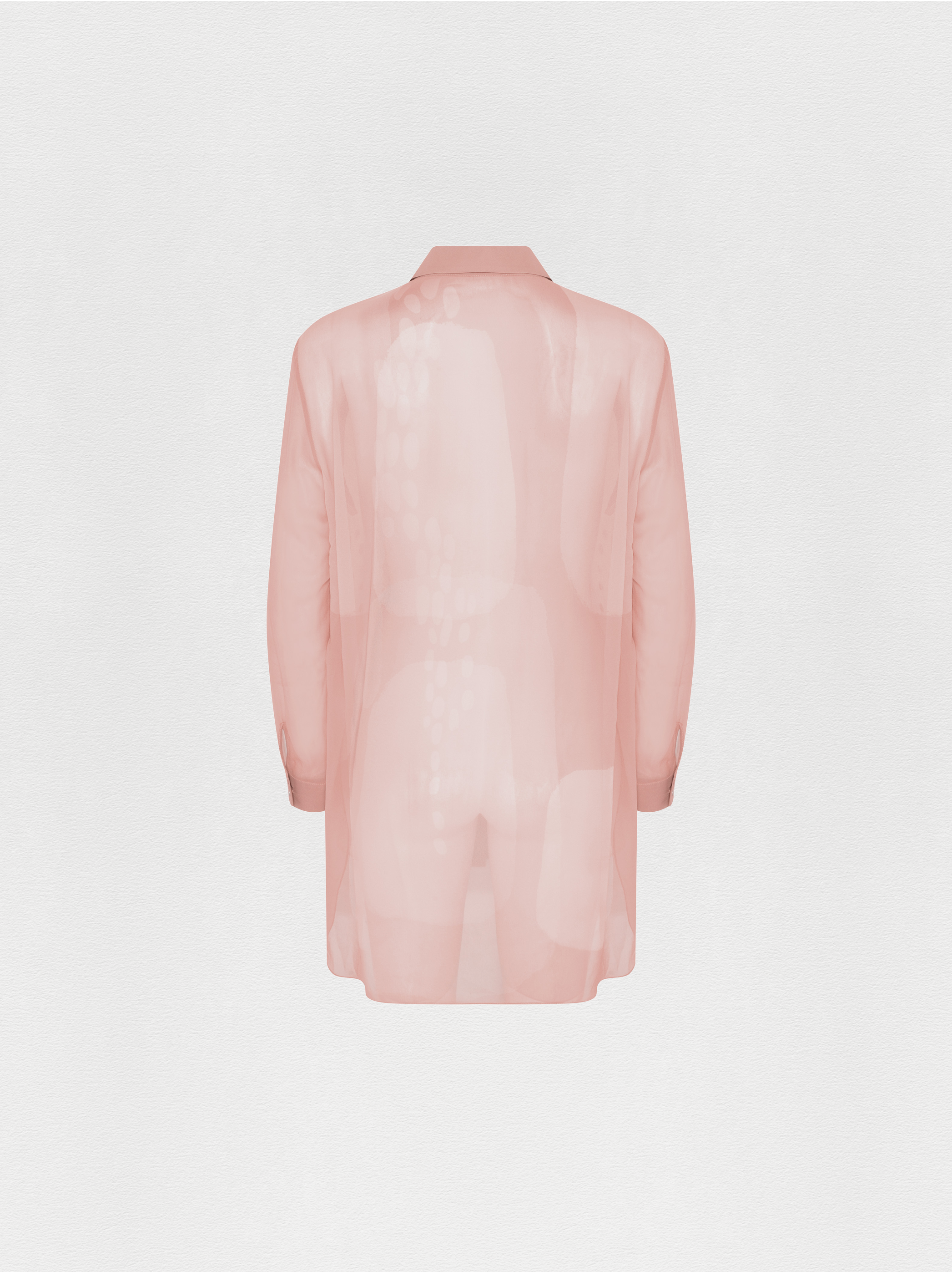 CAMISA GEORGETTE GUEPARDO ROSA