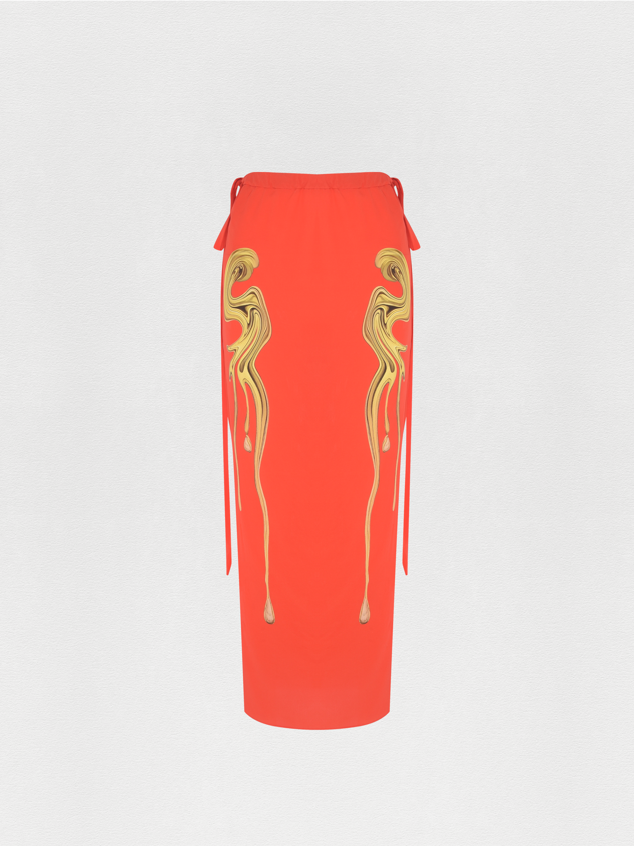 SAIA AMARRAÇÃO SEDA CARACOL VERMELHO