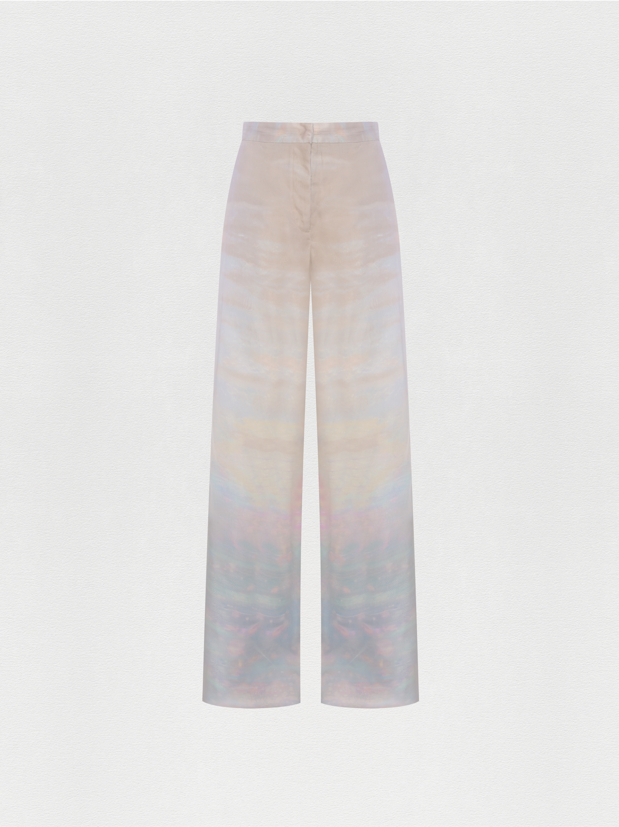 CALÇA RETA LINHO OVO BEGE