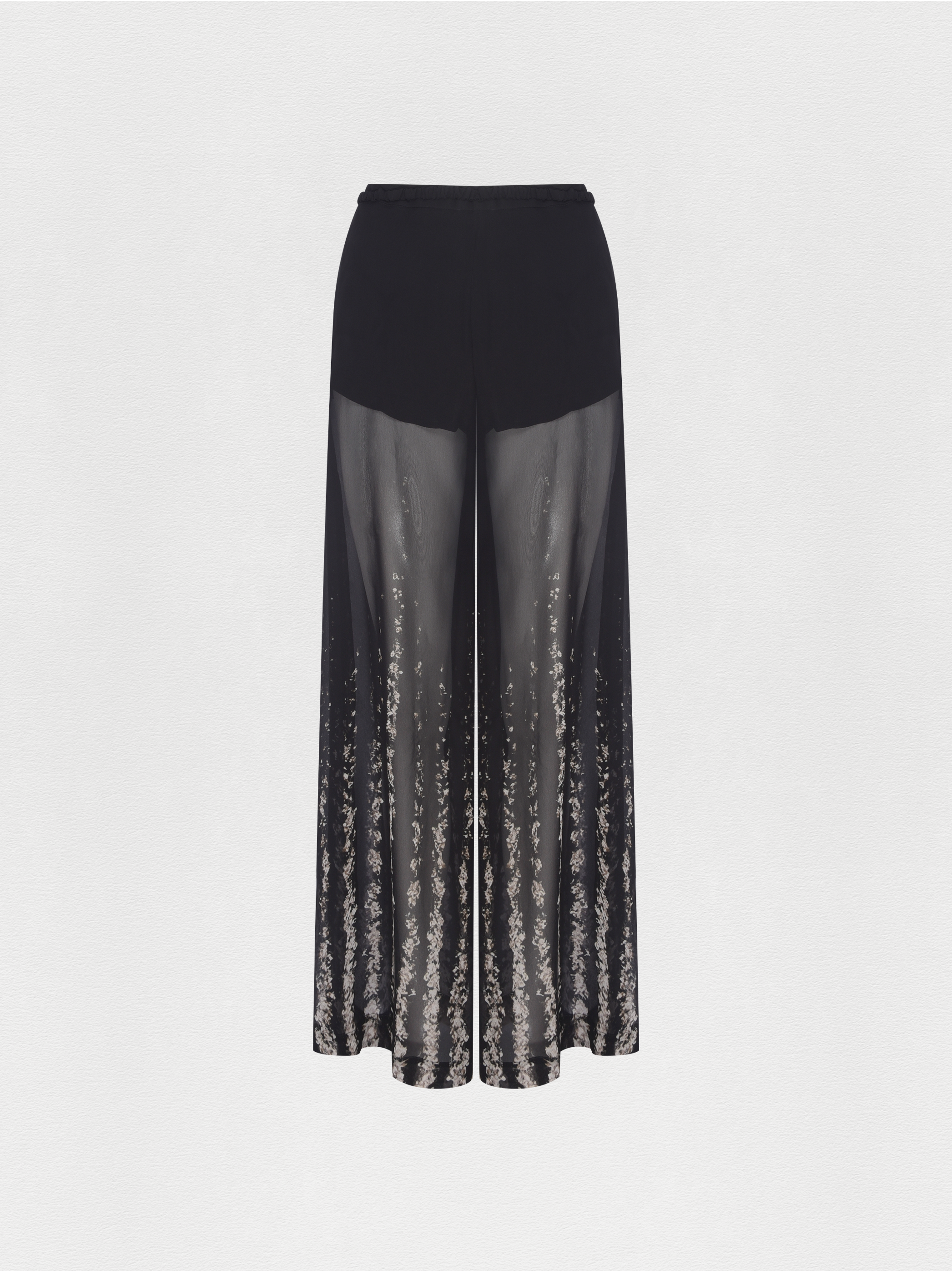 CALÇA PANTALONA BOLHAS PRETO