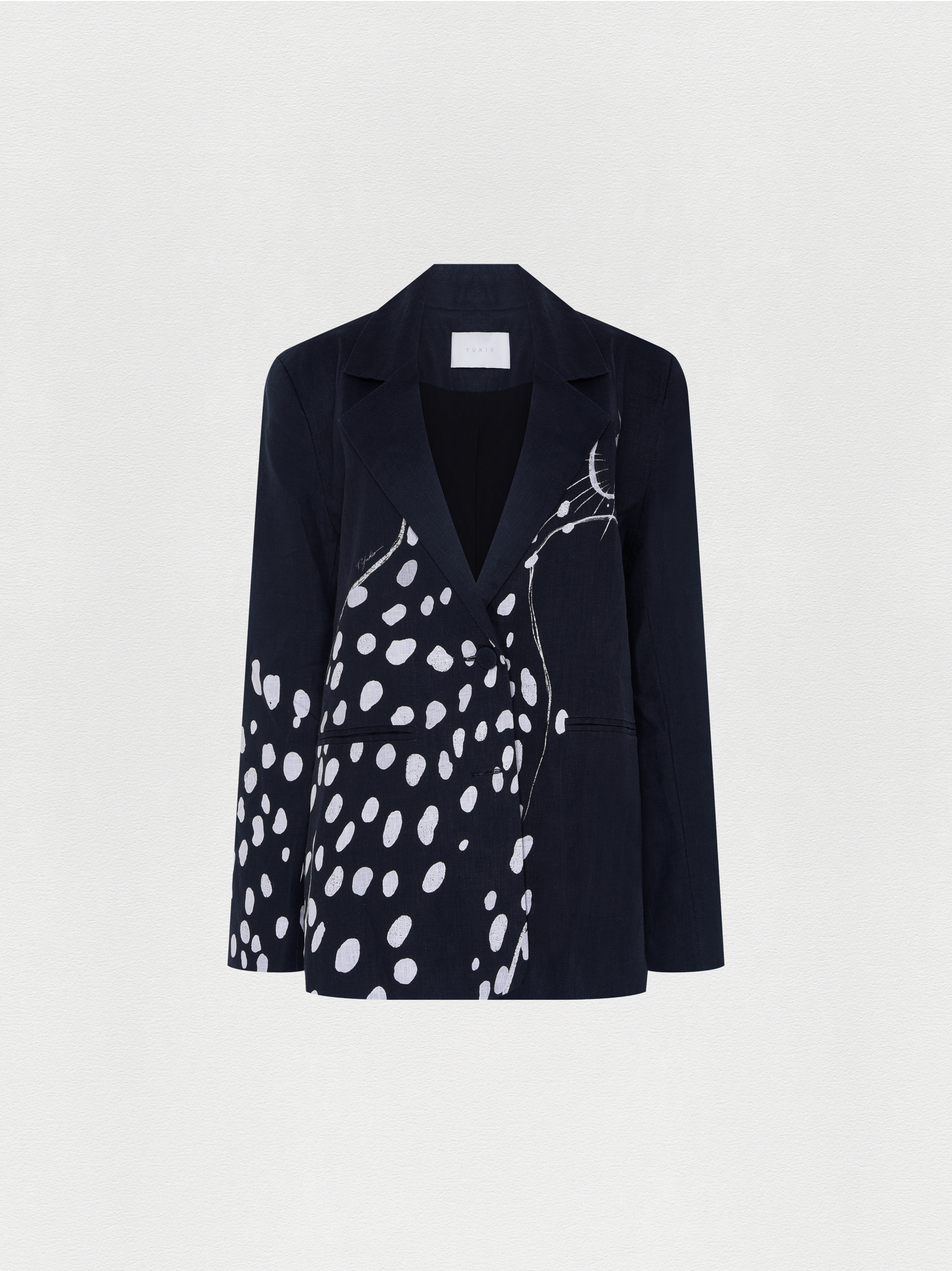 BLAZER LINHO BOLHAS PRETO