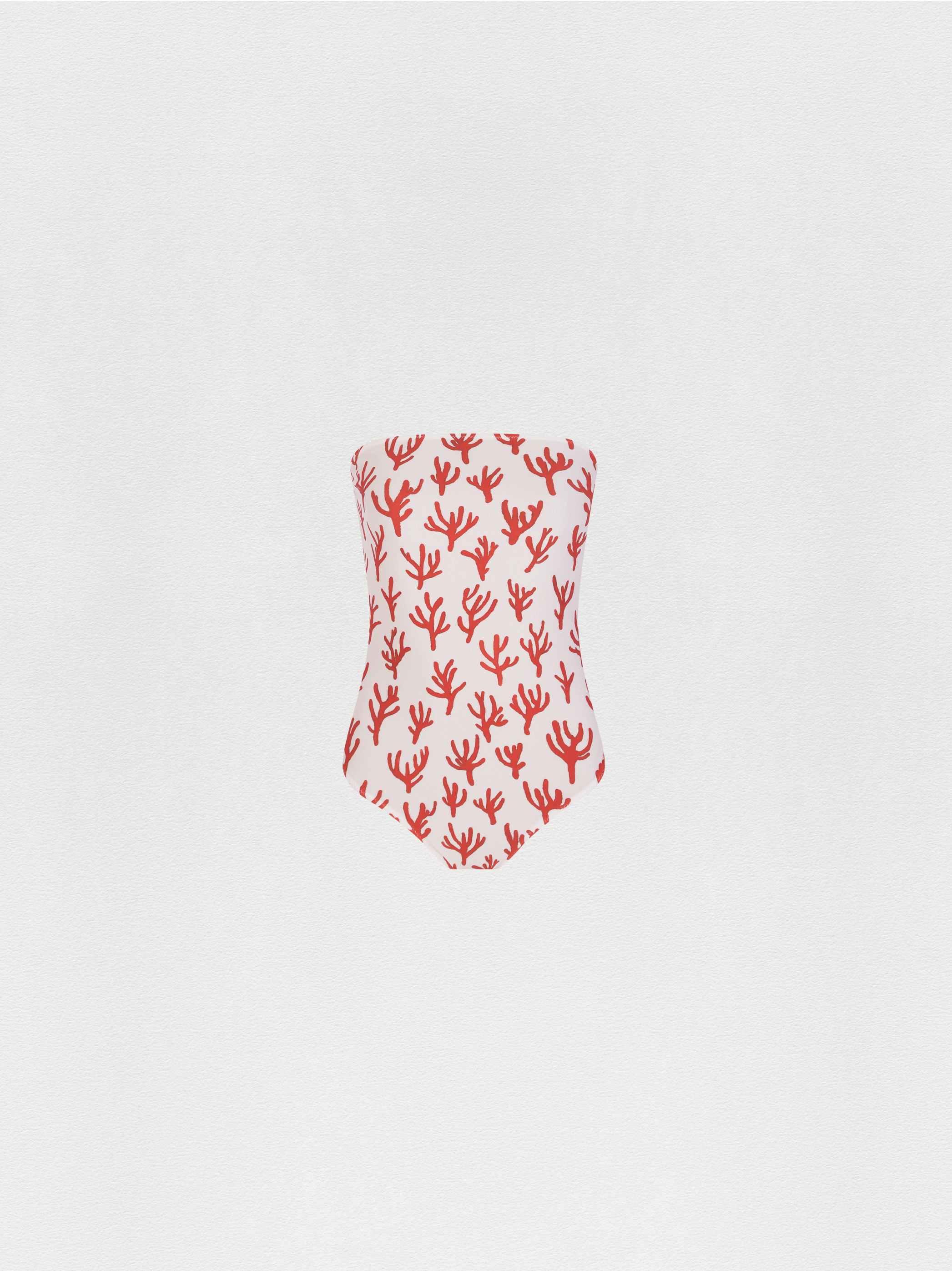 MAIÔ SEM ALÇA CORAL MINI VERMELHO