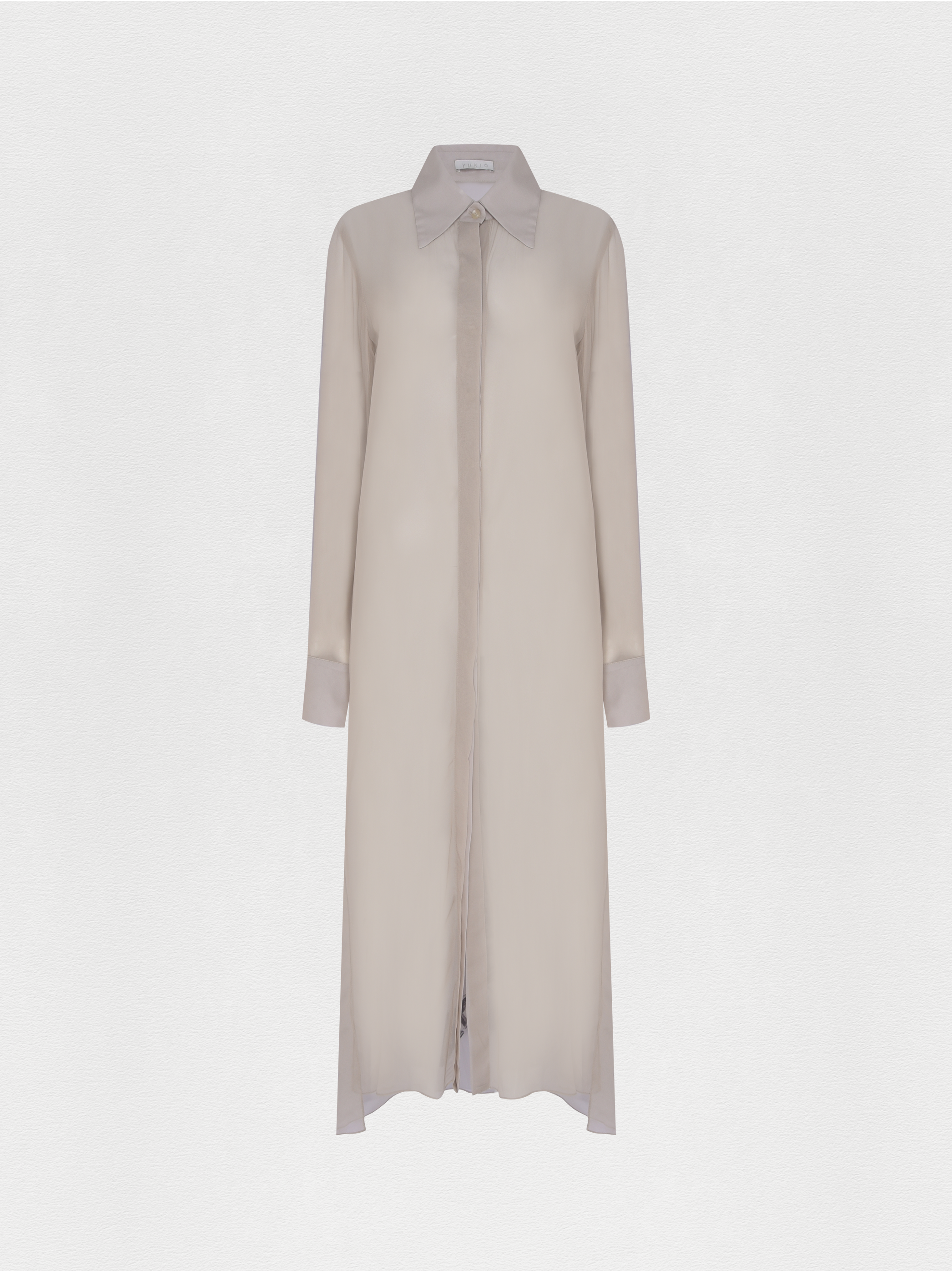 CHEMISE GEORGETTE ZEBRA NATURE CINZA CLARO