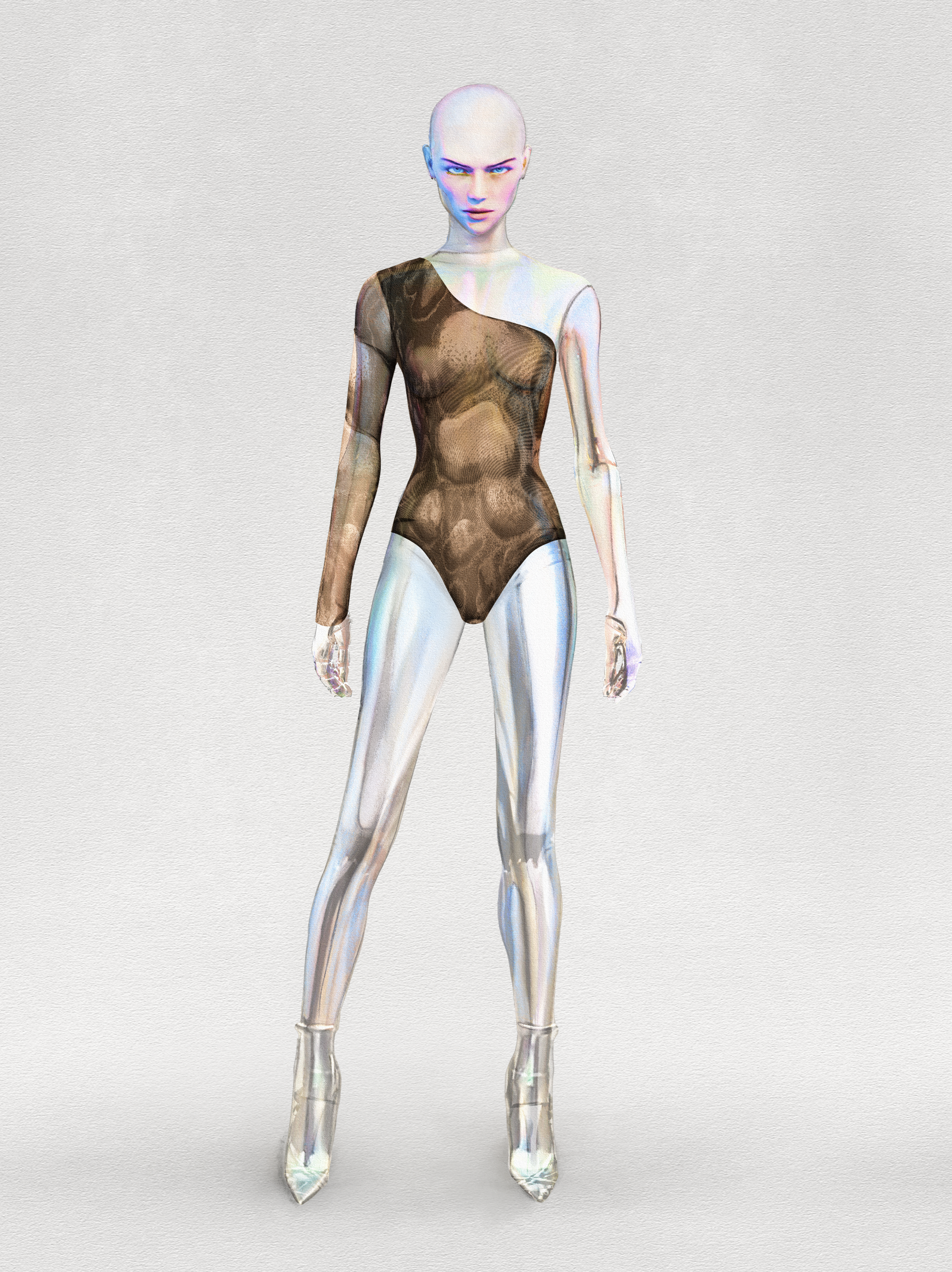 BODY OMBRO SÓ TULE SKIN NATURAL