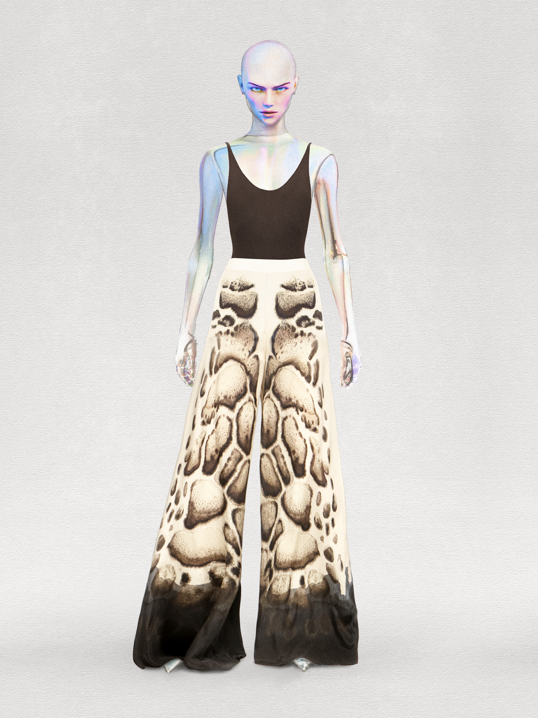 CALÇA PANTALONA DE SEDA  SKIN NATURAL