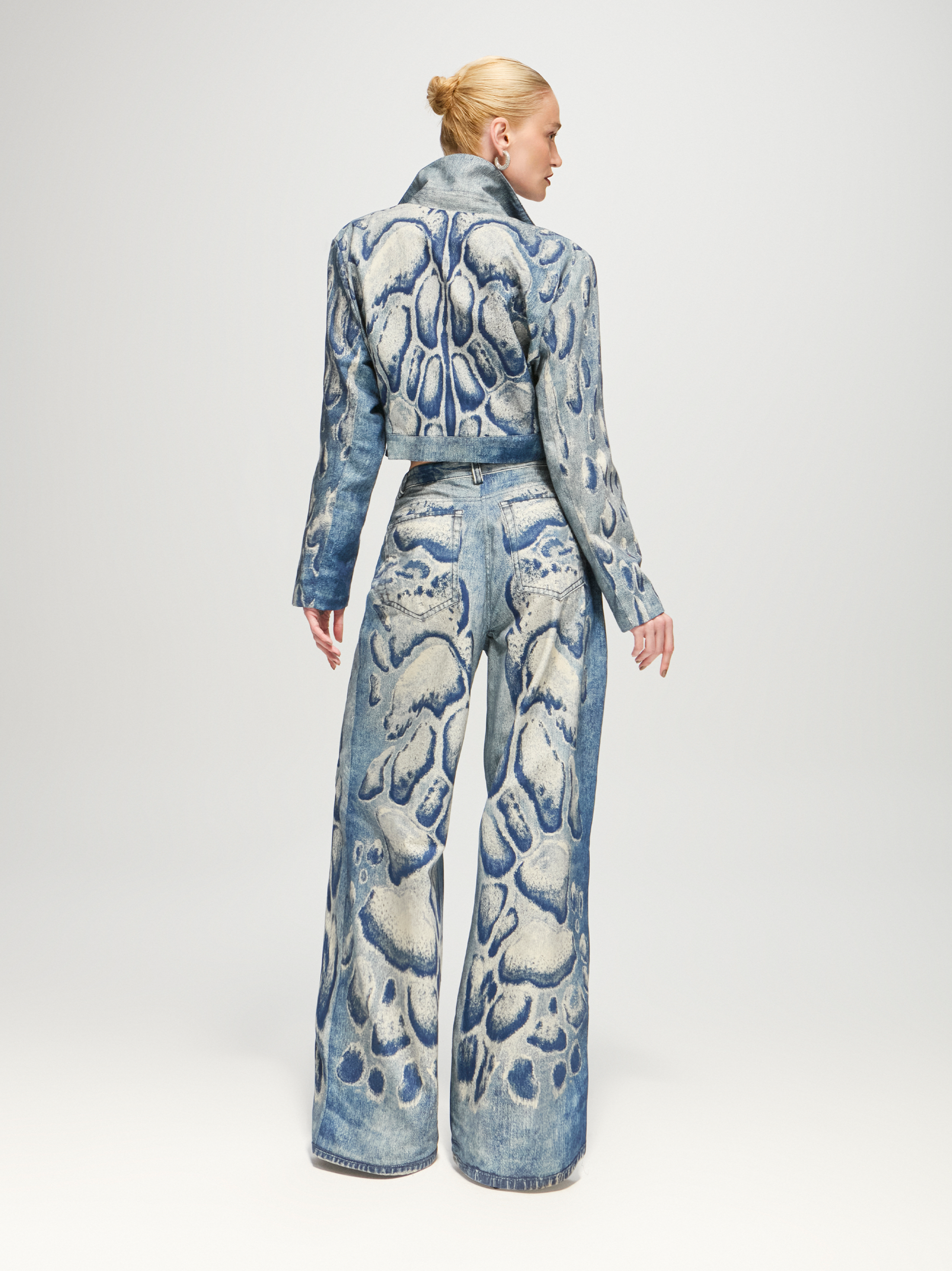 CALÇA PANTALONA SARJA  SKIN INDIGO