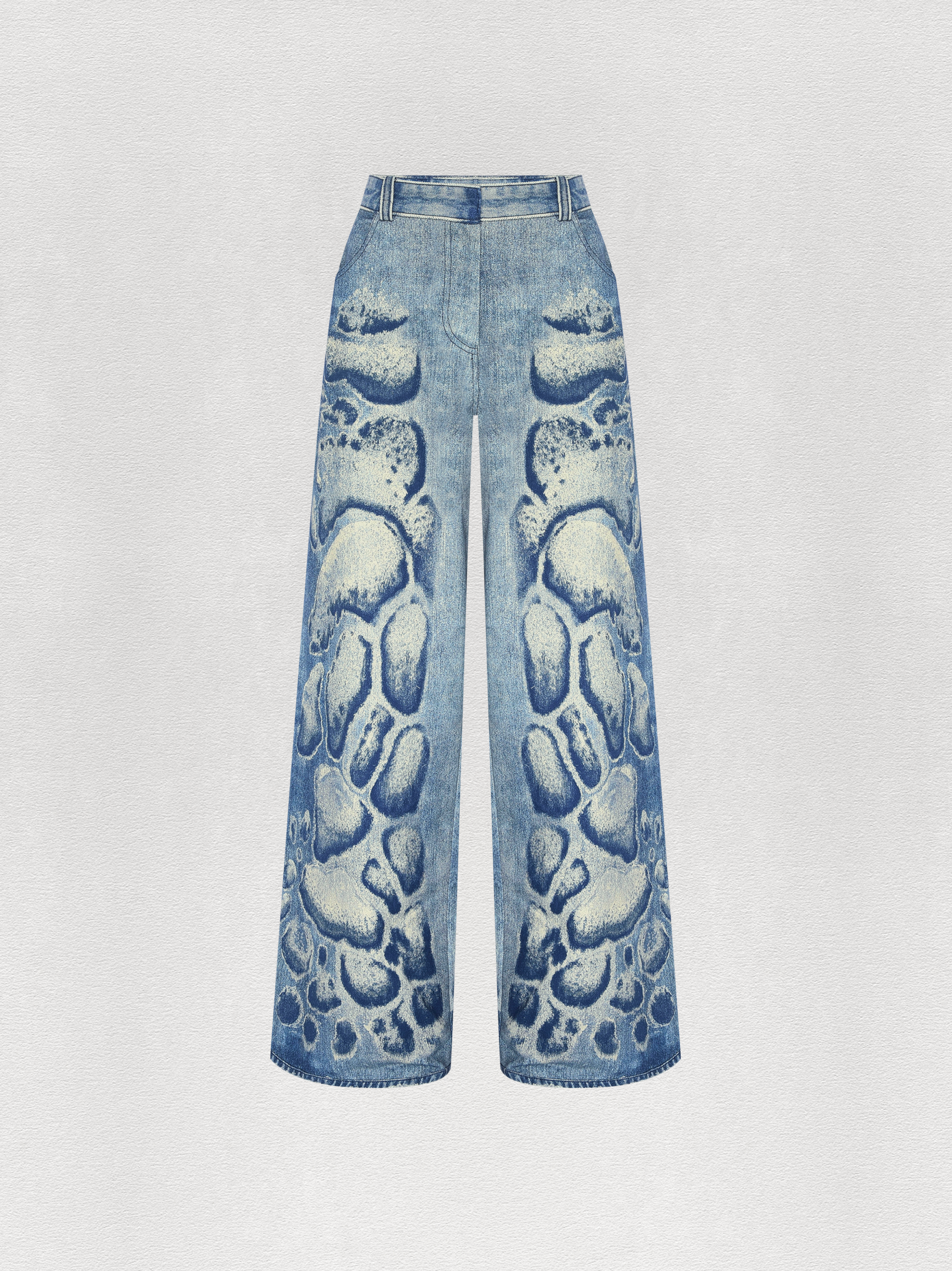CALÇA PANTALONA SARJA  SKIN INDIGO