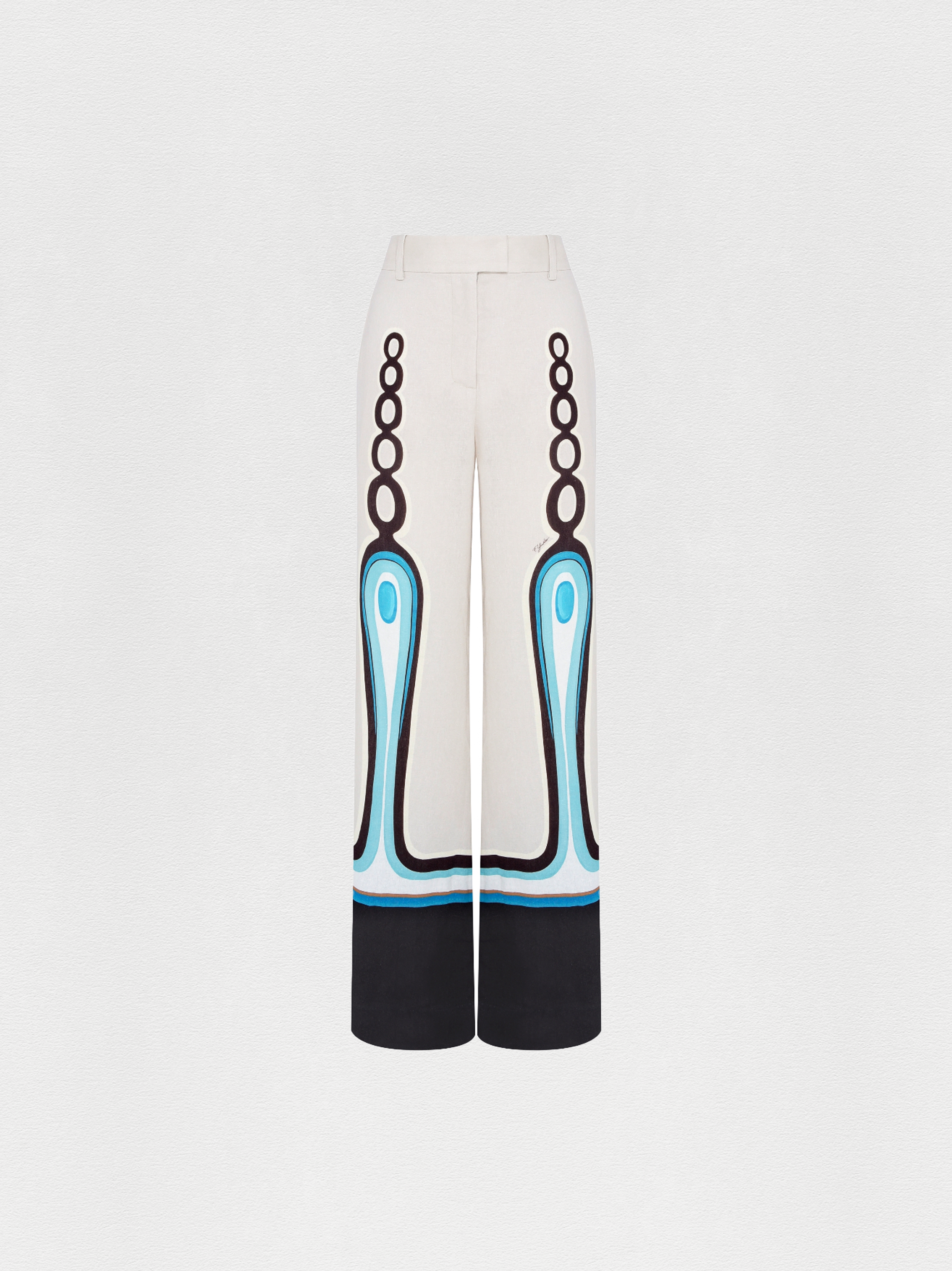 CALÇA PANTALONA LINHO CHAINS