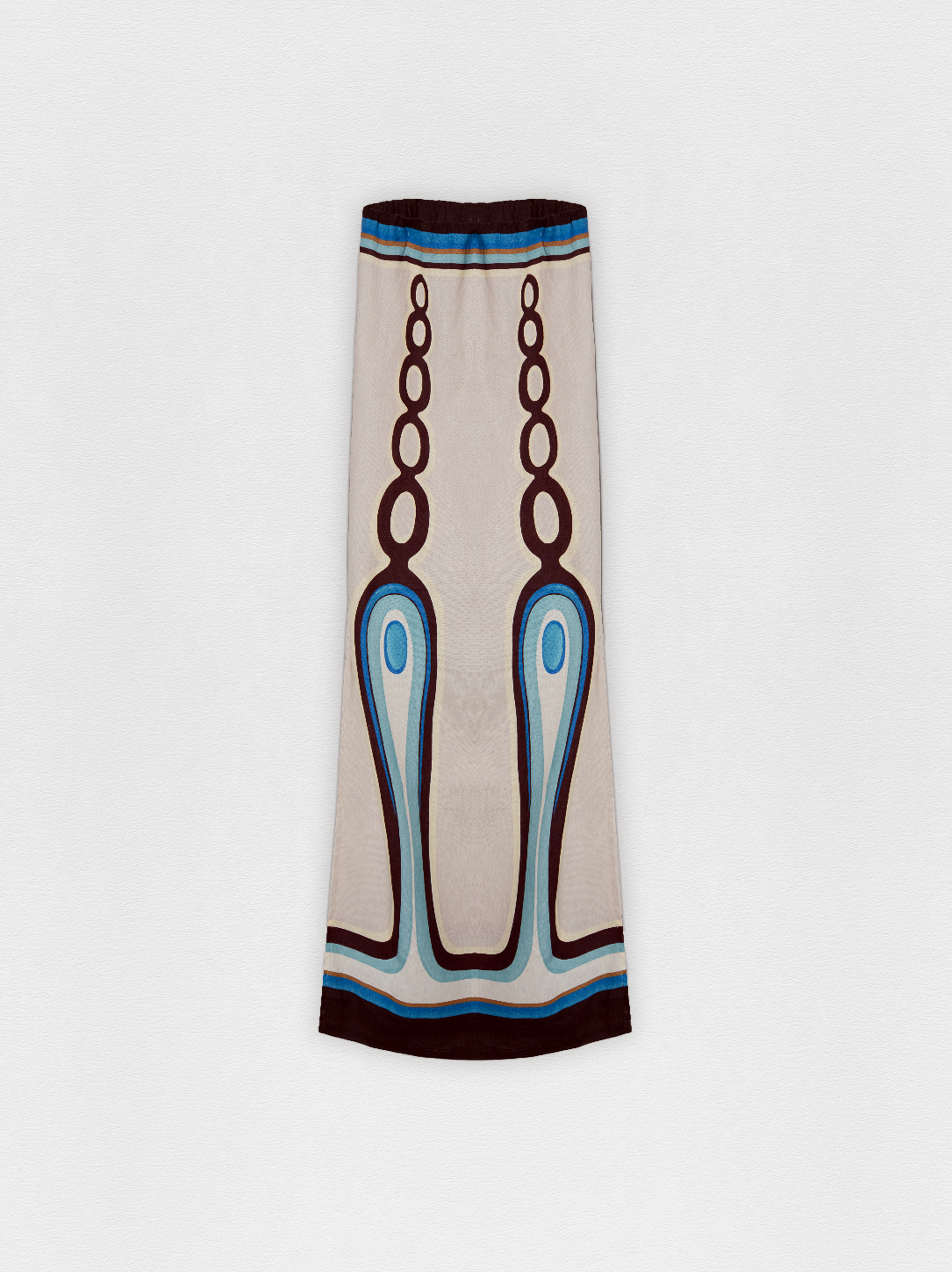 VESTIDO SEM ALÇA LINHO CHAINS