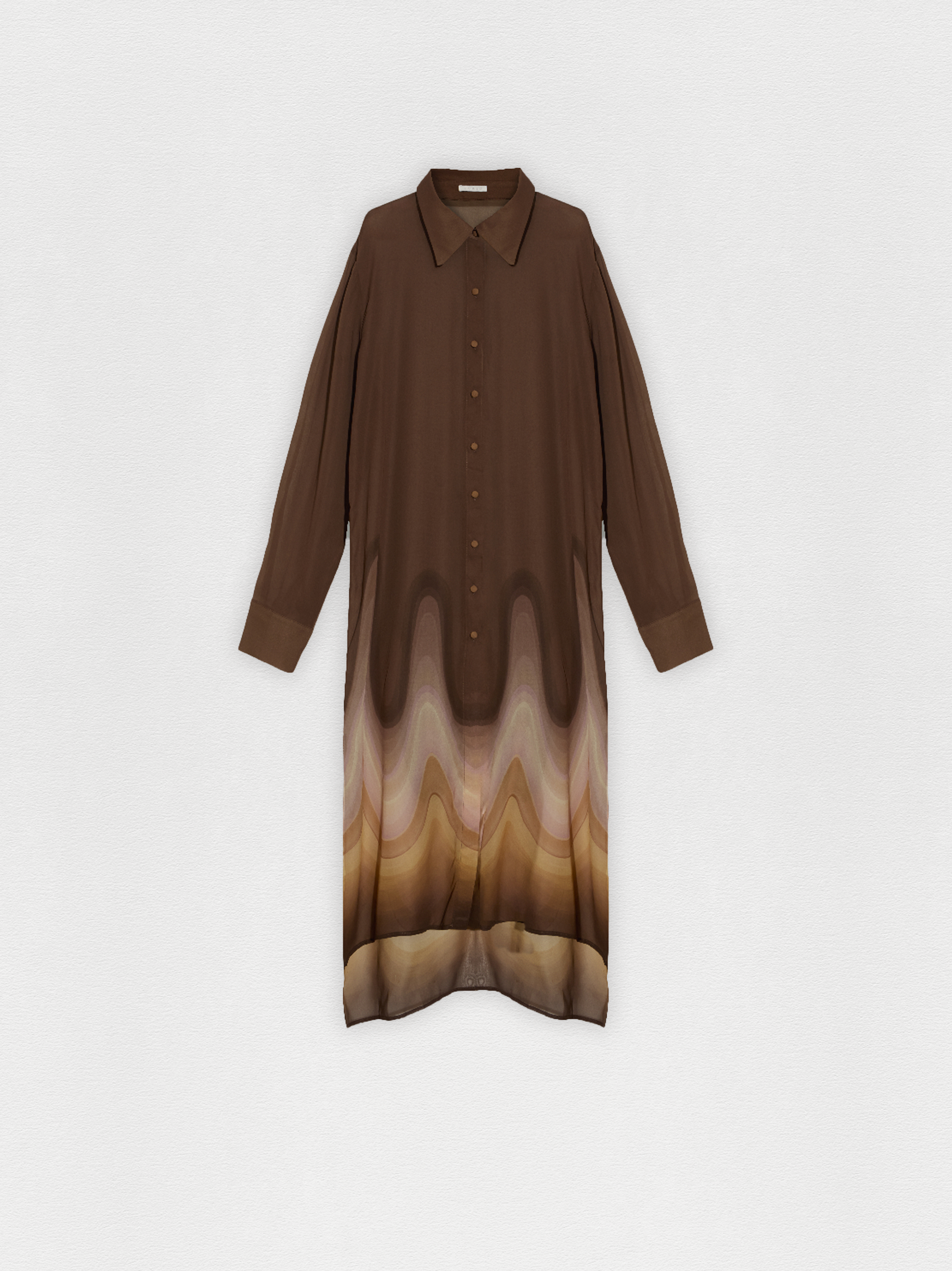 CHEMISE WAVY BROWN