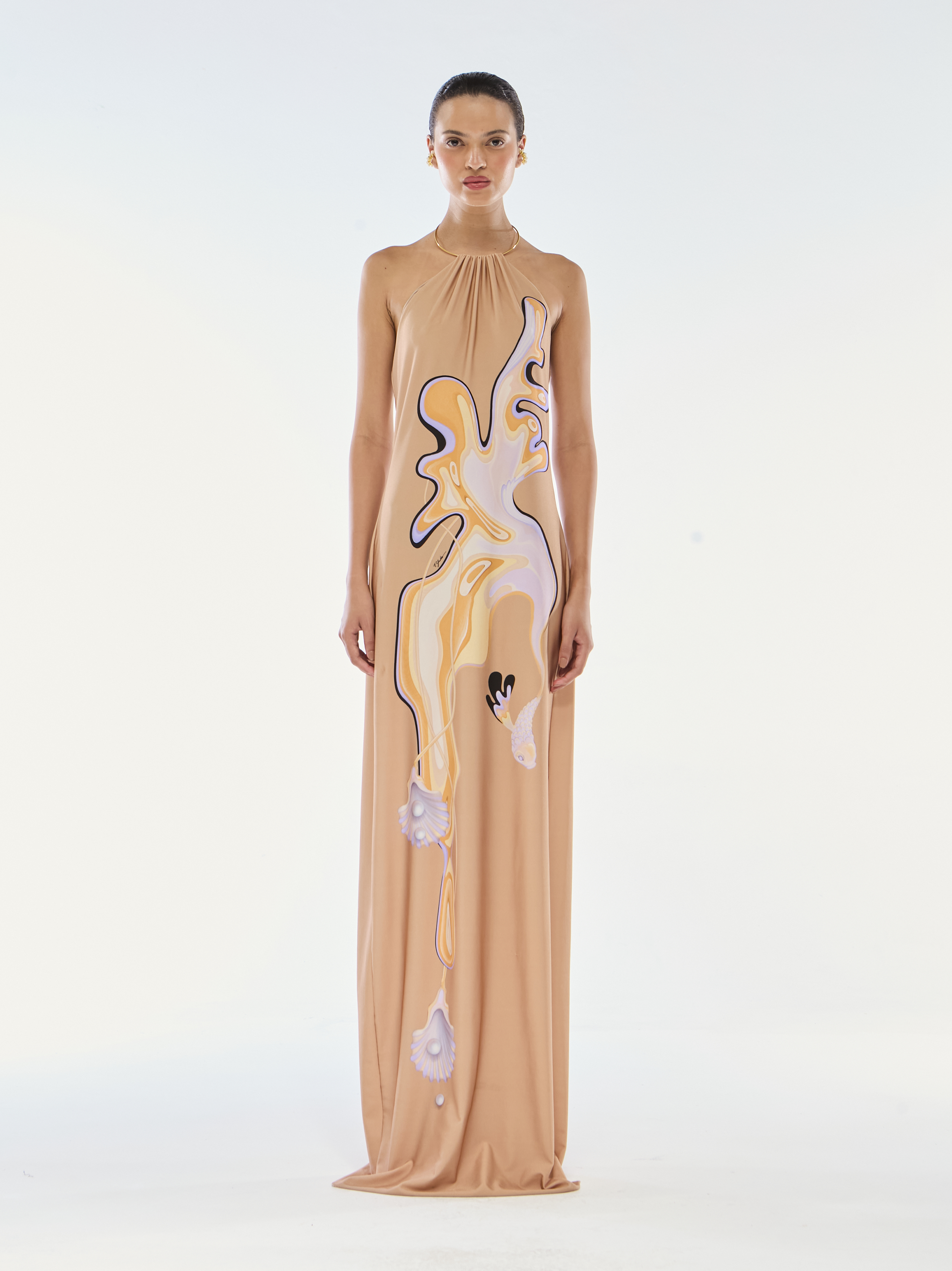 VESTIDO LONGO ARGOLA BUTTERFISH