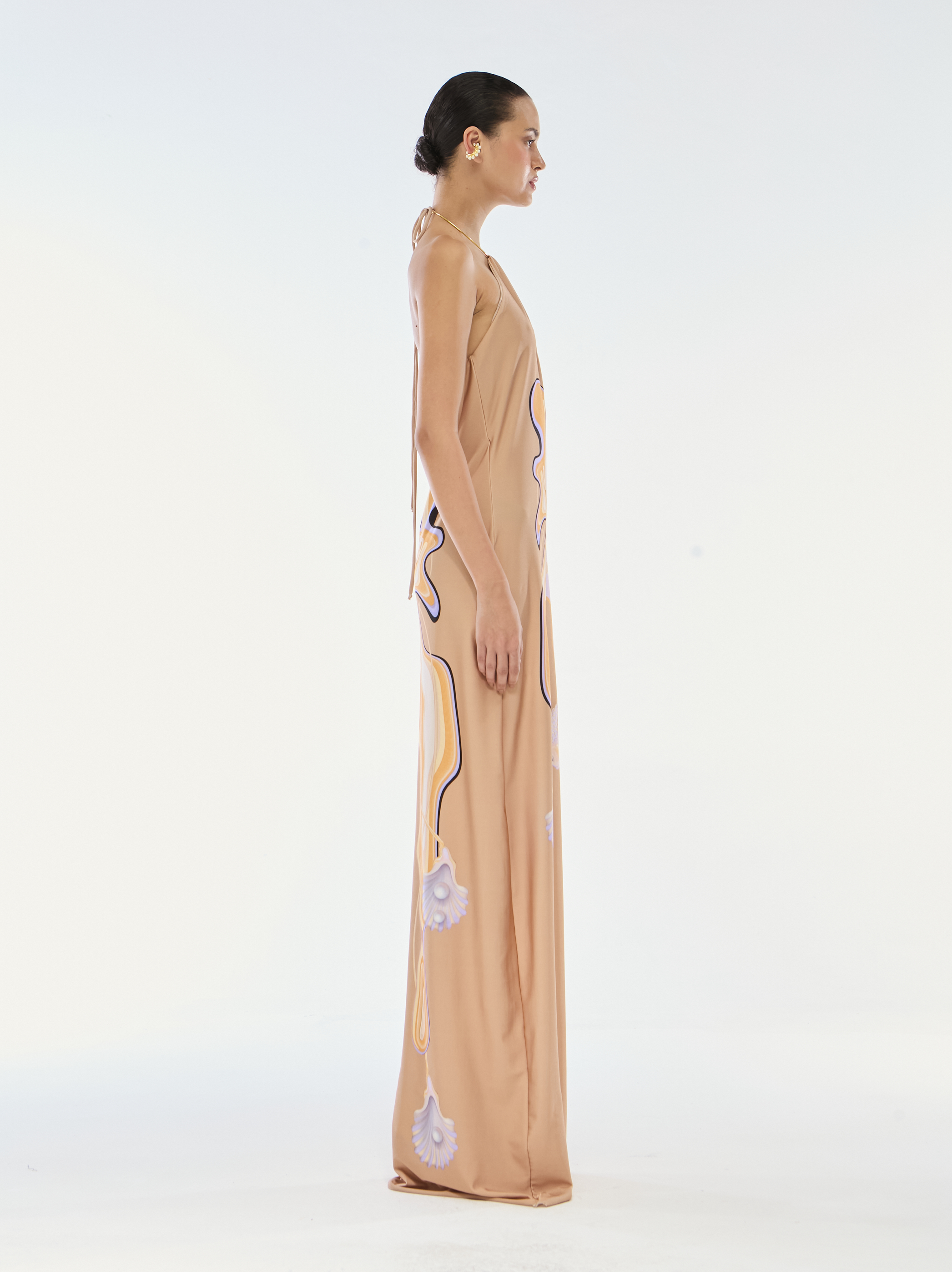 VESTIDO LONGO ARGOLA BUTTERFISH