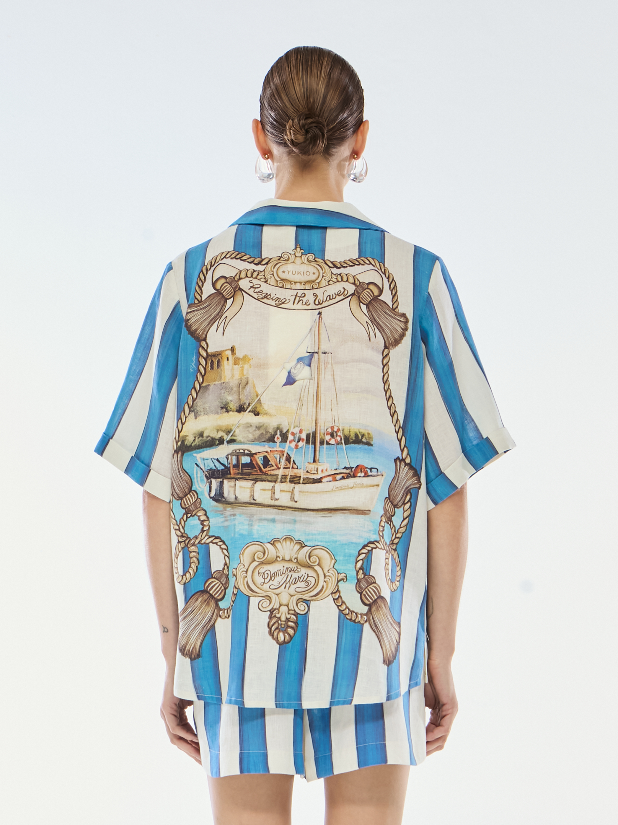CAMISA LINHO LISTRAS DOMINUS