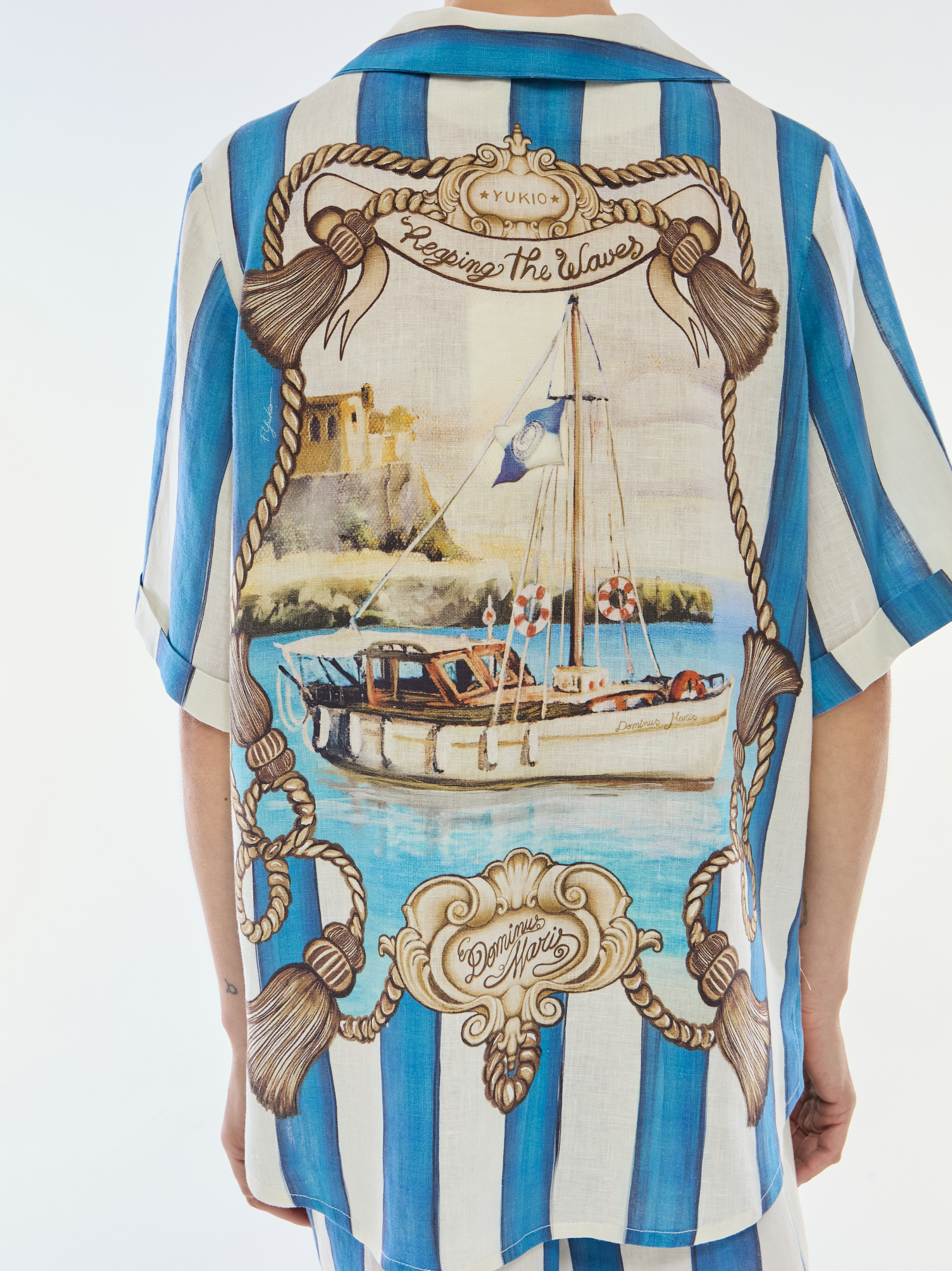 CAMISA LINHO LISTRAS DOMINUS