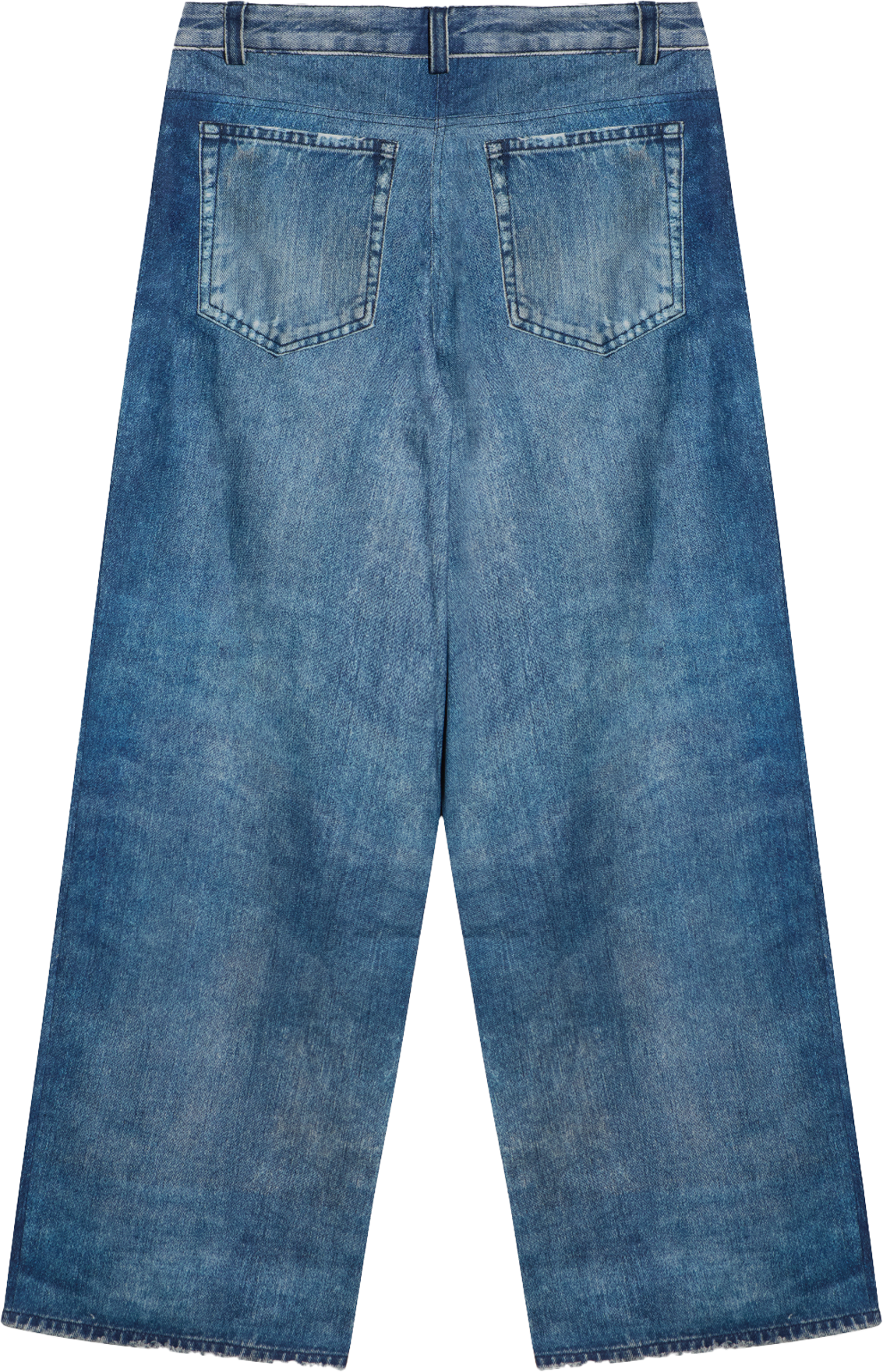 CALÇA WIDE LEG JEANS POLVO