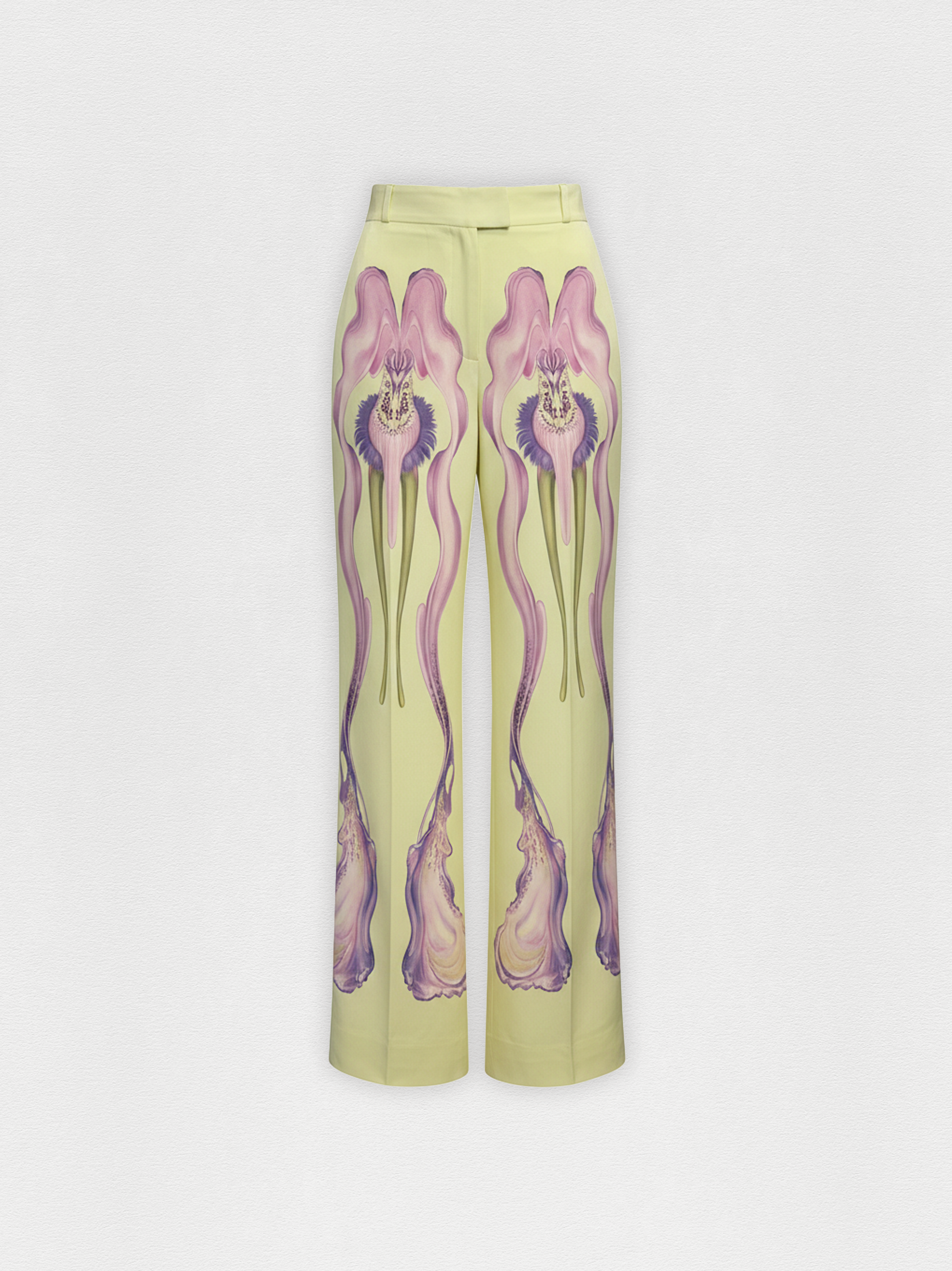 CALÇA PANTALONA SEDA FLORA CITRUS