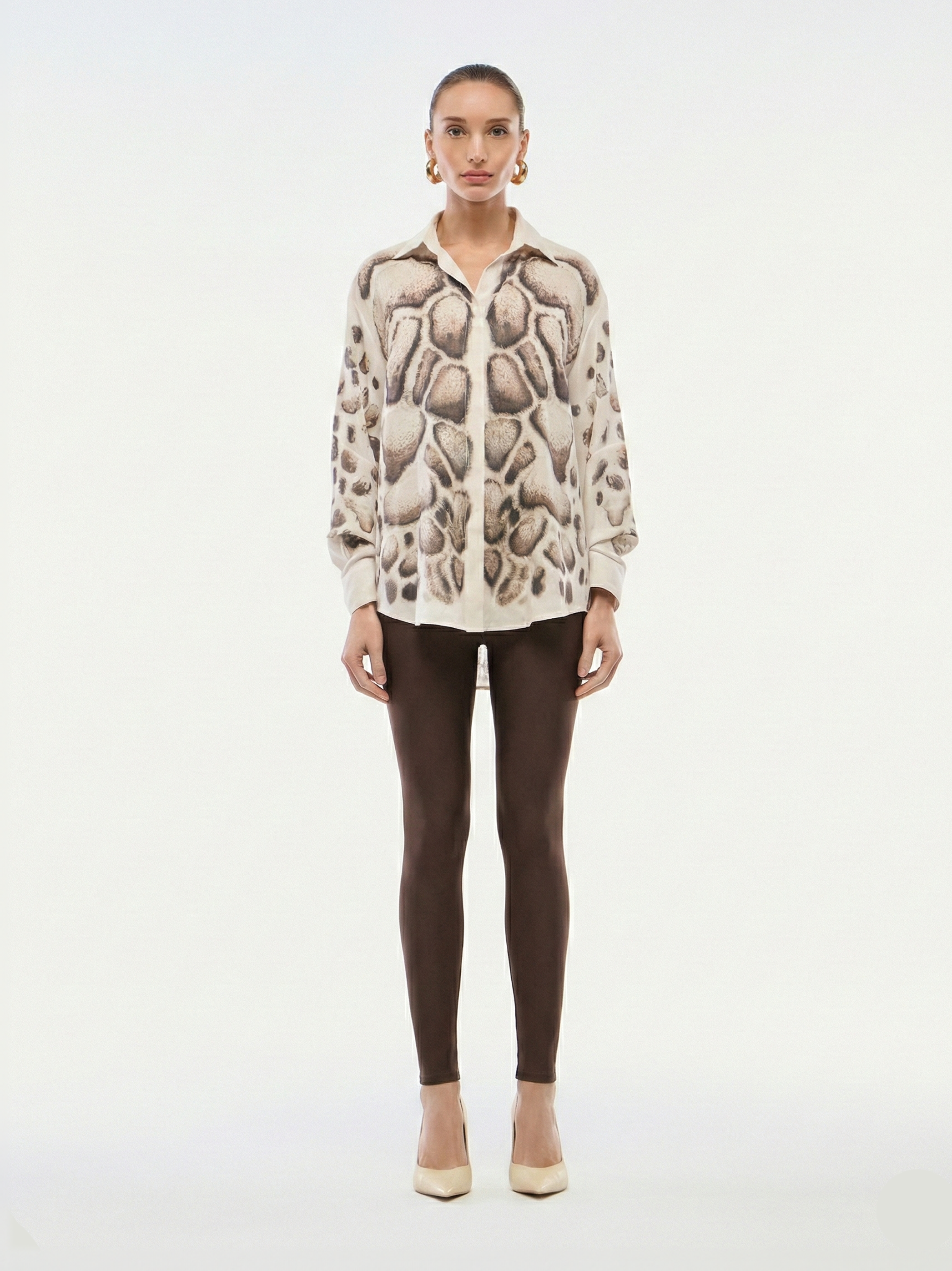LEGGING MARROM