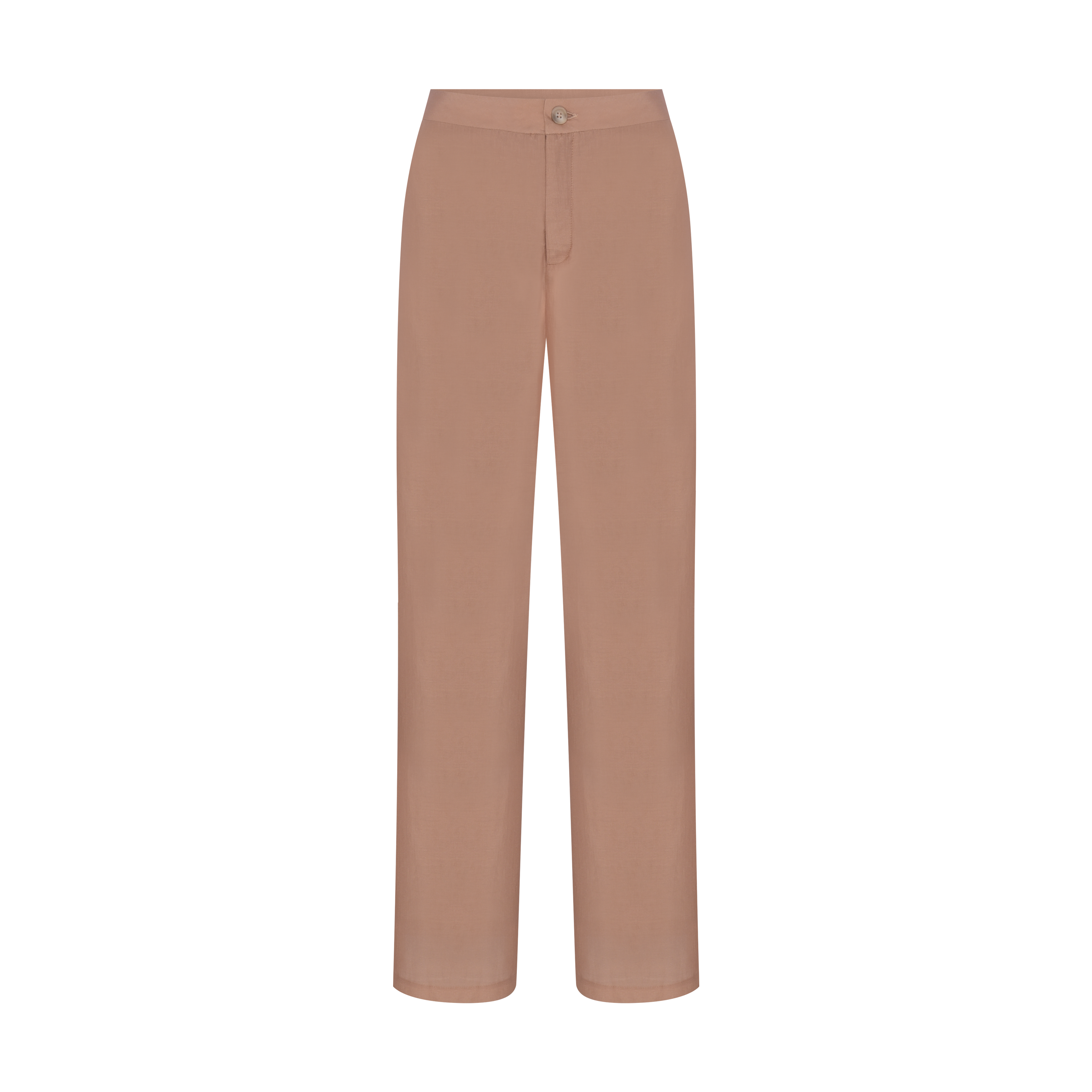 CALÇA PANTALONA ALGODÃO DED SEDA GUEPARDO MARROM