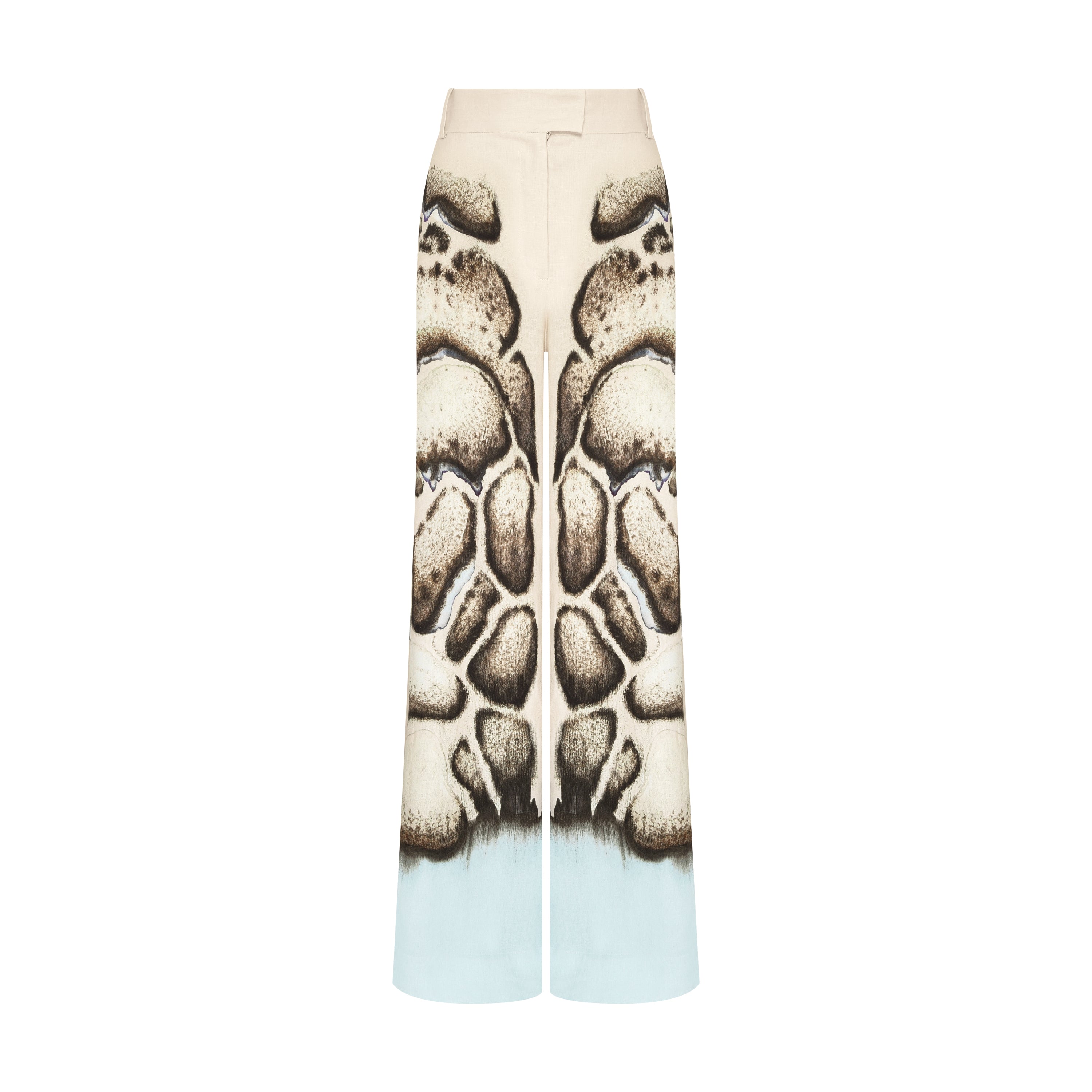 CALÇA PANTALONA DE LINHO  SKIN BARRADO