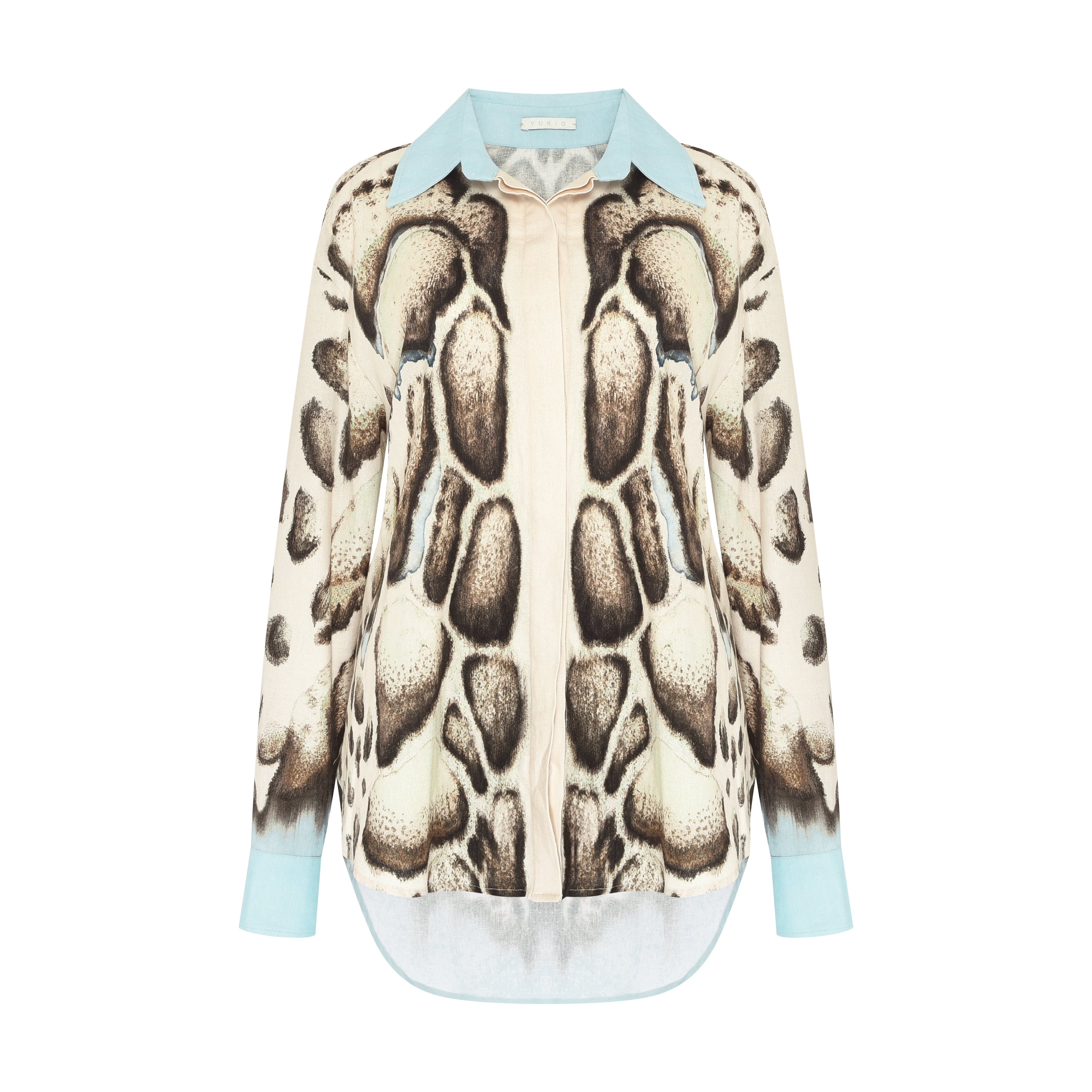 CAMISA LINHO SKIN BARRADO