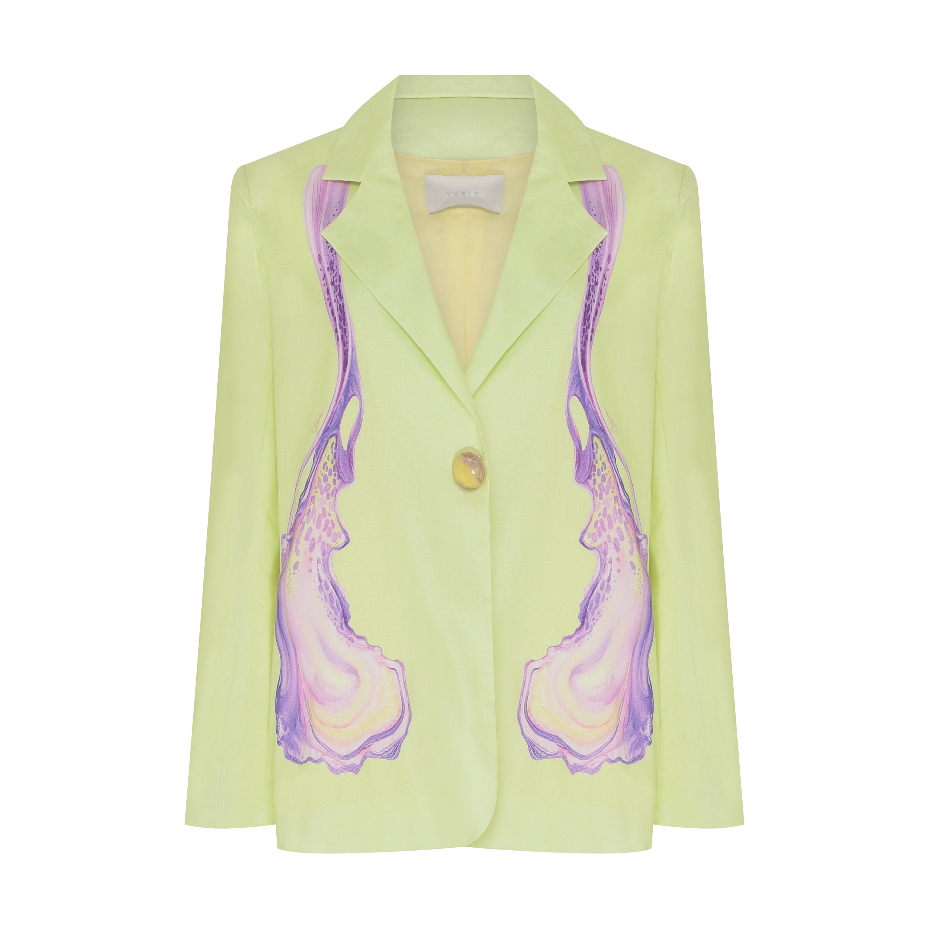 BLAZER LINHO FLORAL CITRUS