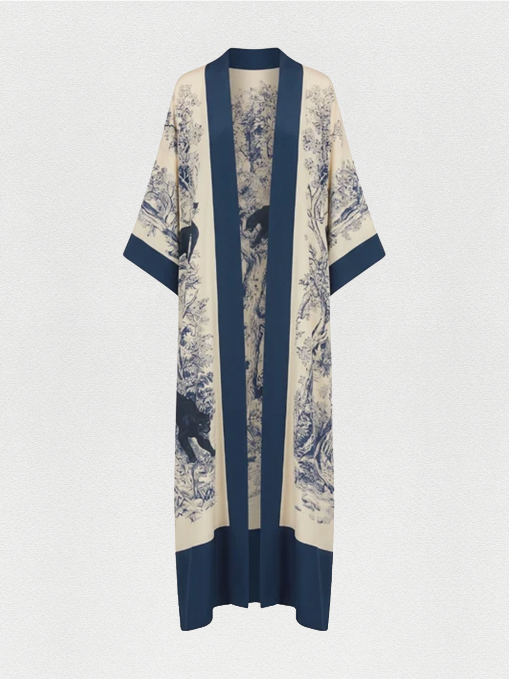KIMONO SEDA BARRADO CAÇADA