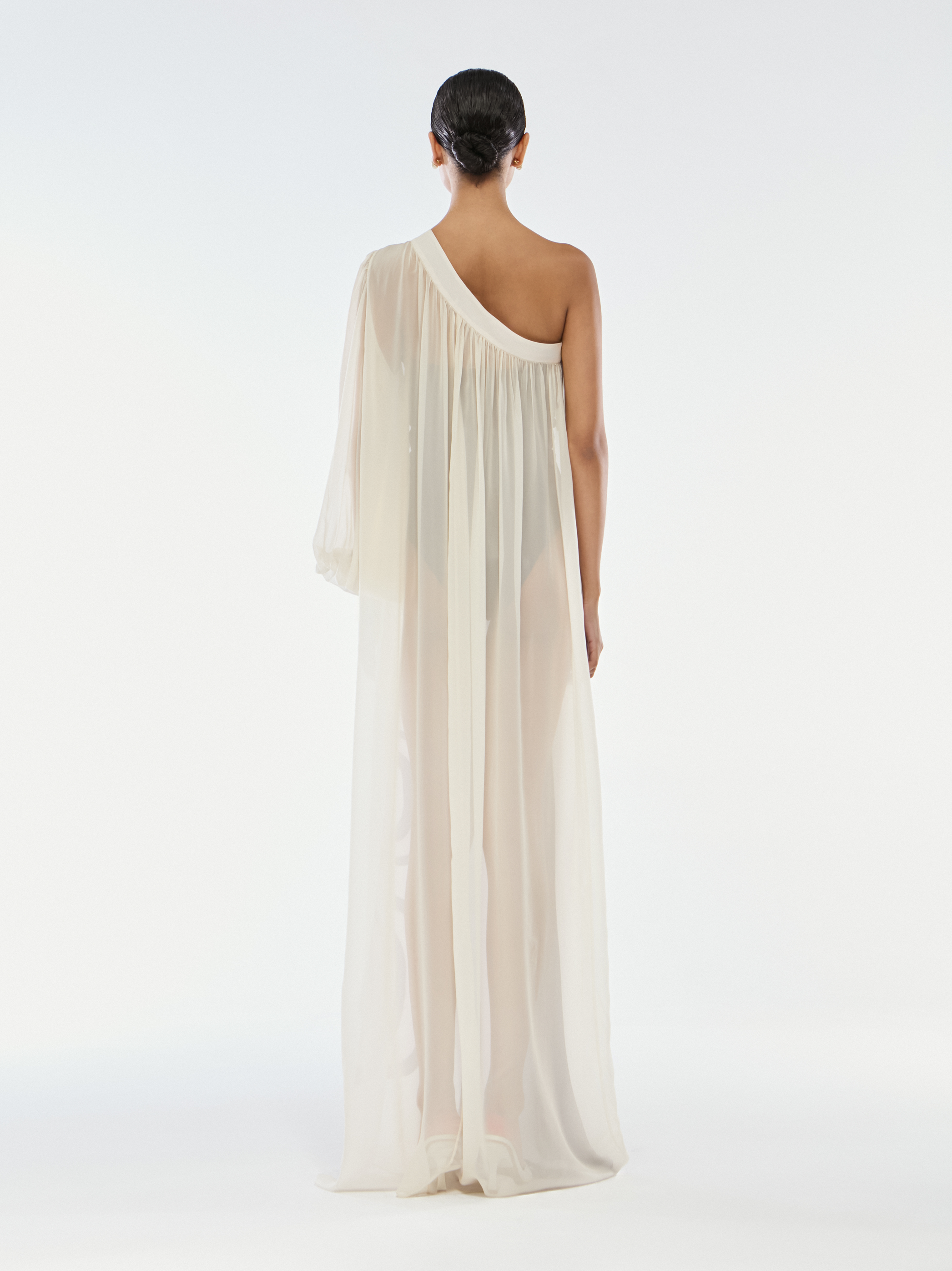 VESTIDO OMBRO SÓ GEORGETTE CHAINS