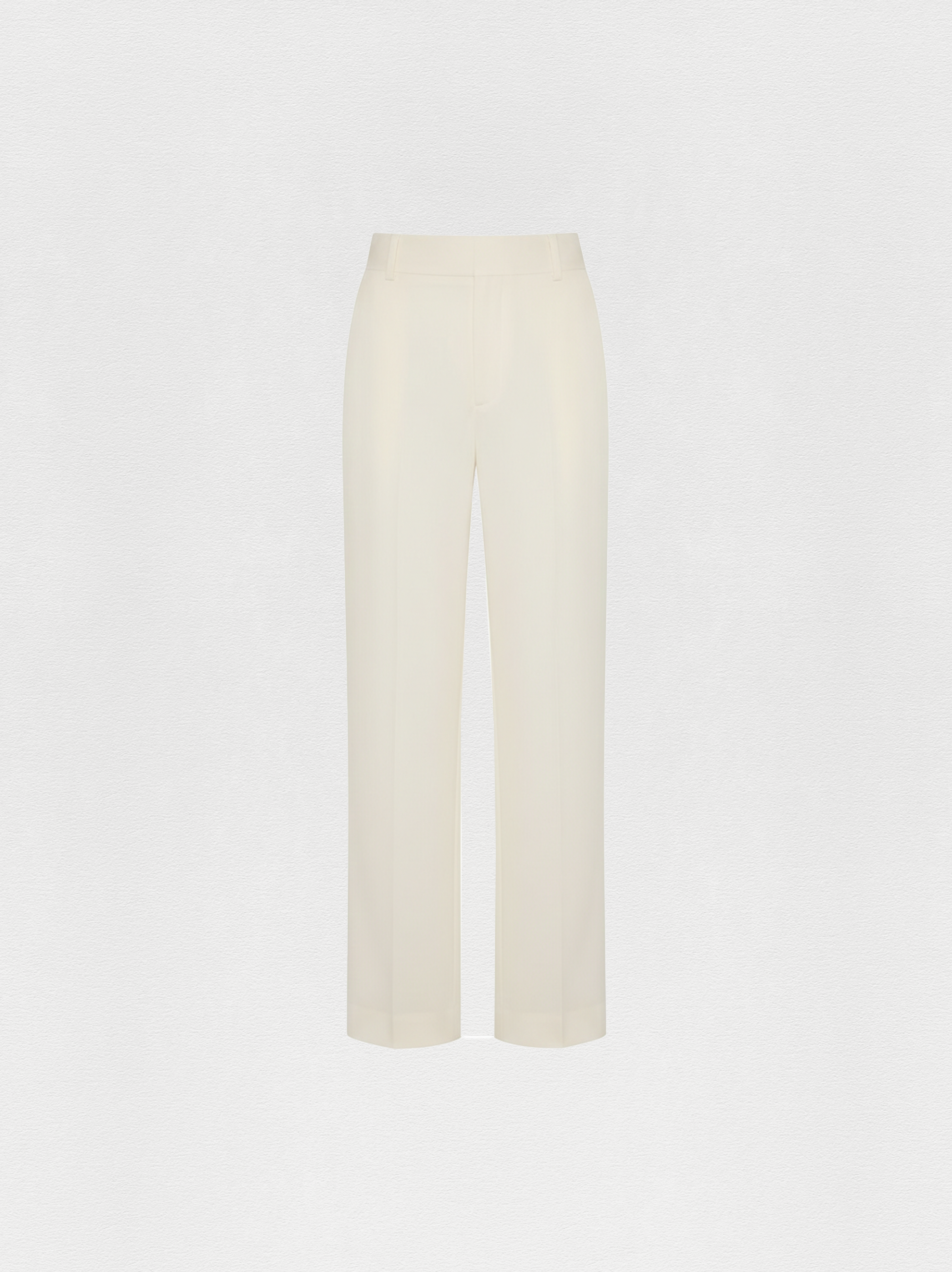 CALÇA FLARE CREPE PATOU OFF WHITE