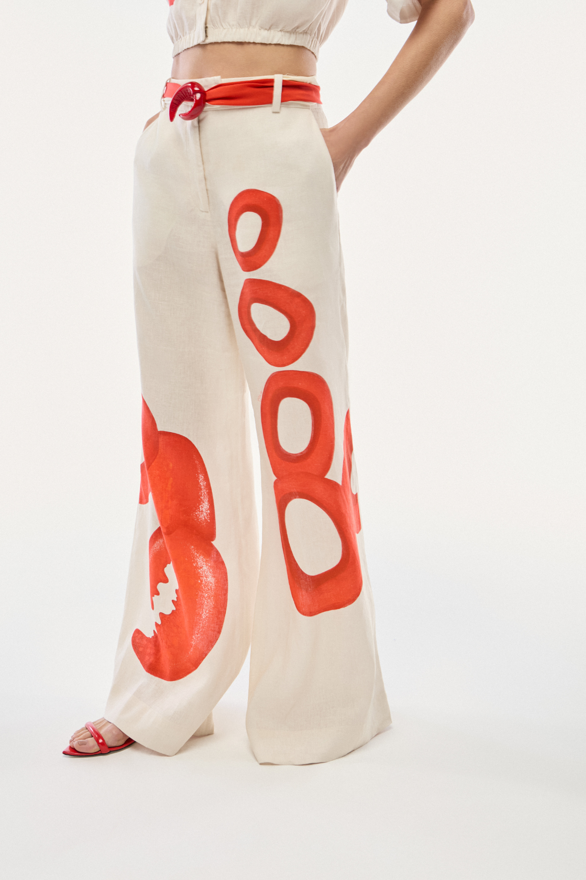 CALÇA PANTALONA LINHO LOBSTER