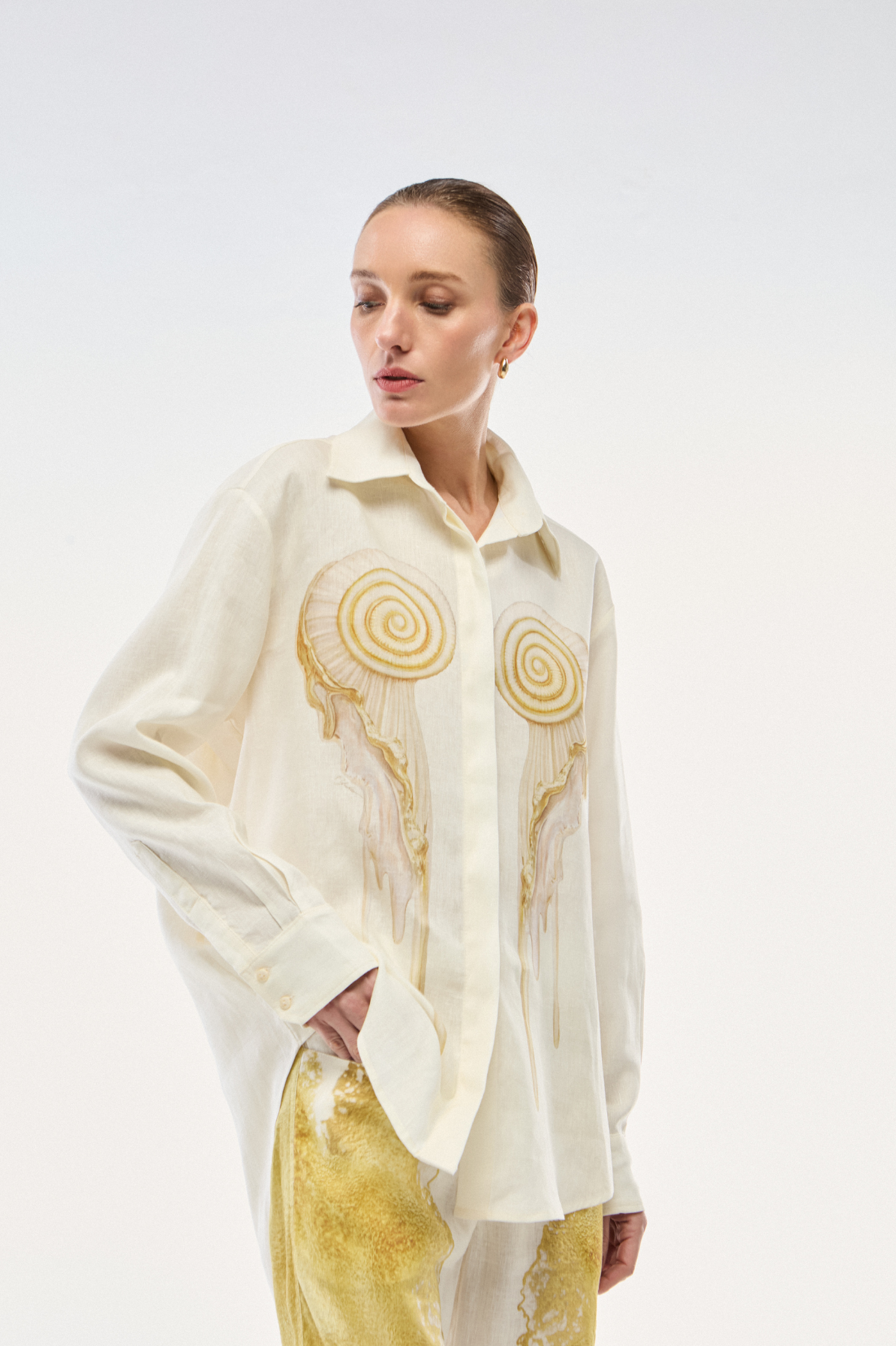 CAMISA LINHO IRIS GOLD