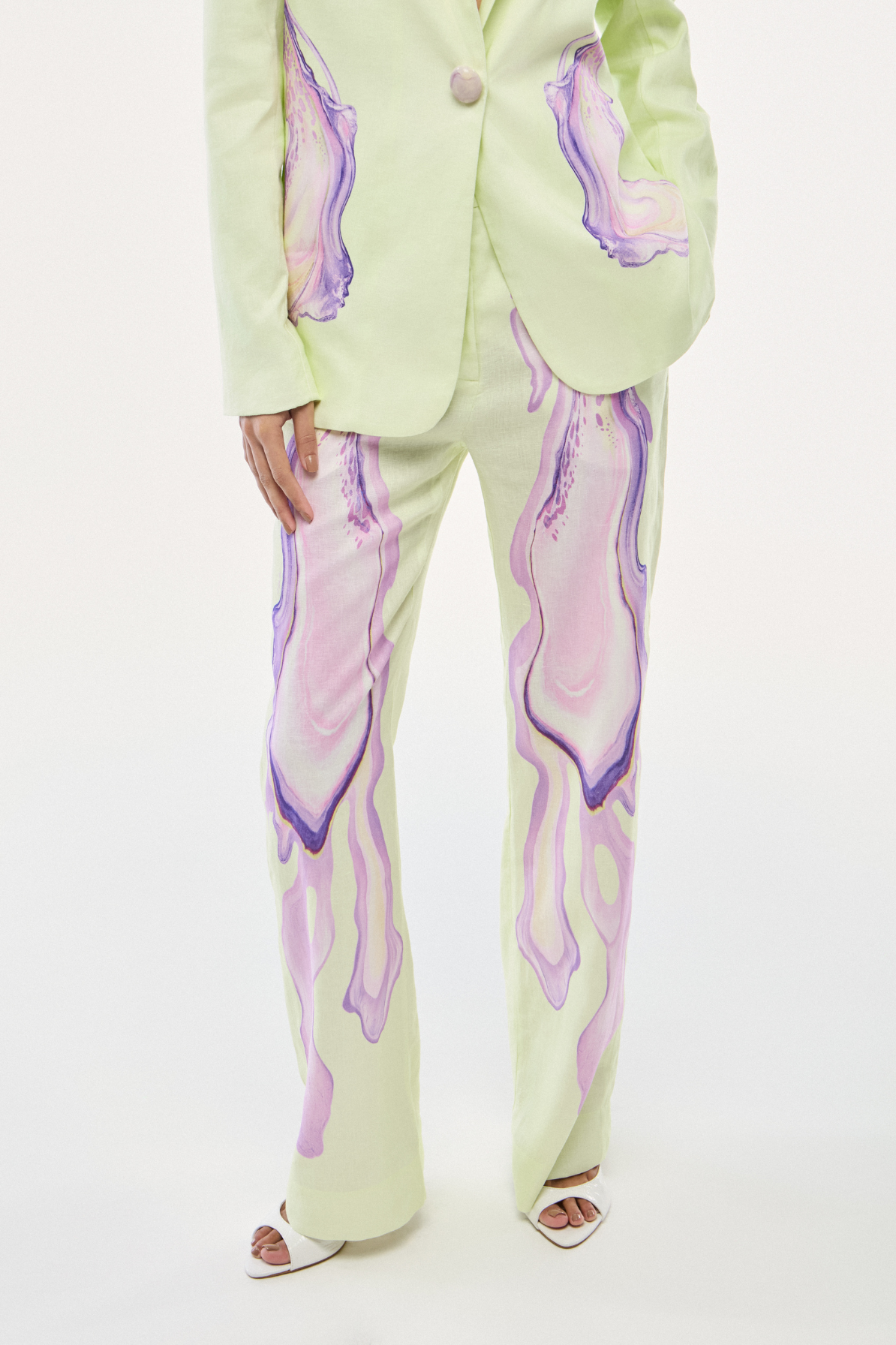 BLAZER LINHO FLORAL CITRUS
