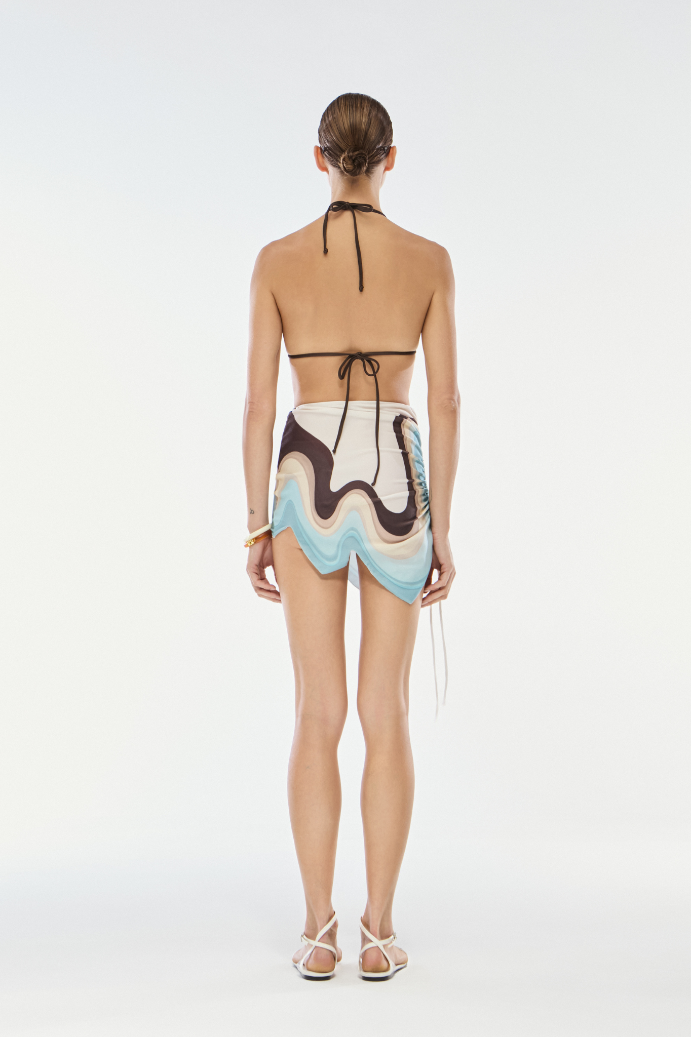 MINI SAIA FRANZIDA PORCELAN AZUL