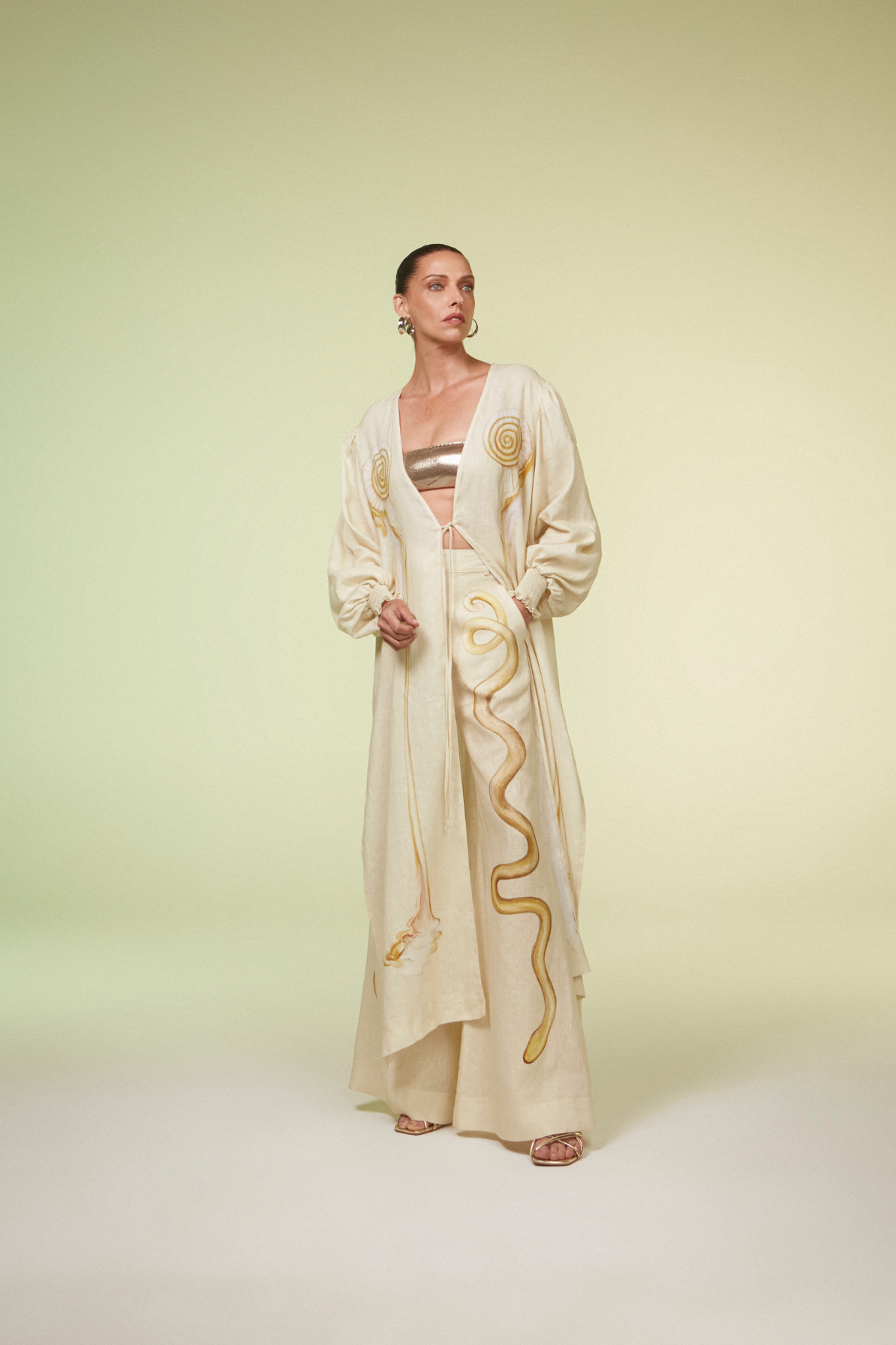CALÇA PANTALONA LINHO COBRA GOLD