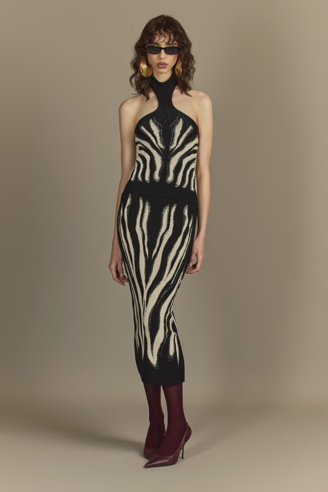 TOP FRENTE ÚNICA ZEBRA BLACK